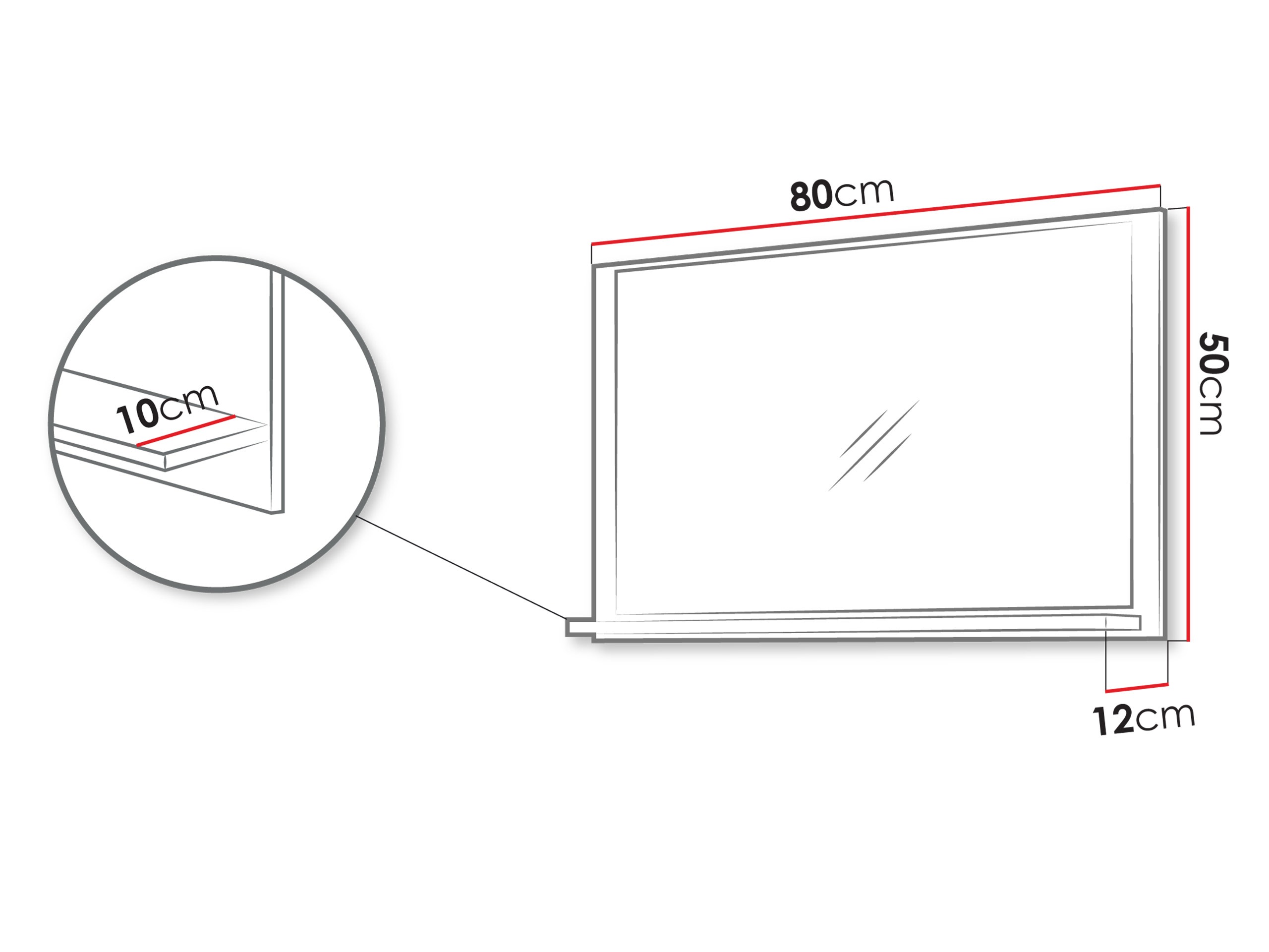 Kupaonsko ogledalo Providence 195 (Kašmir)