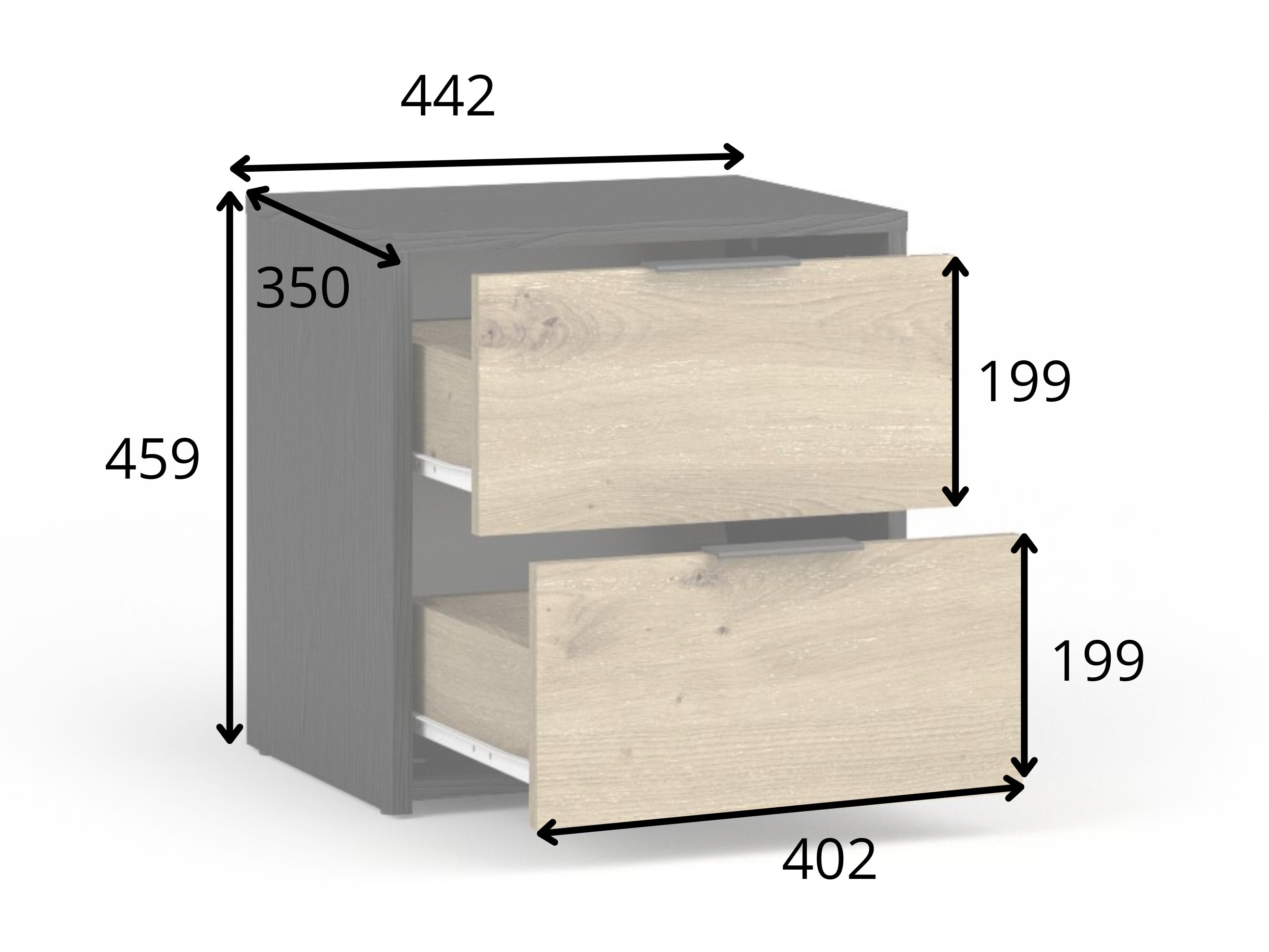 Set noćnih ormarića Elicora 103