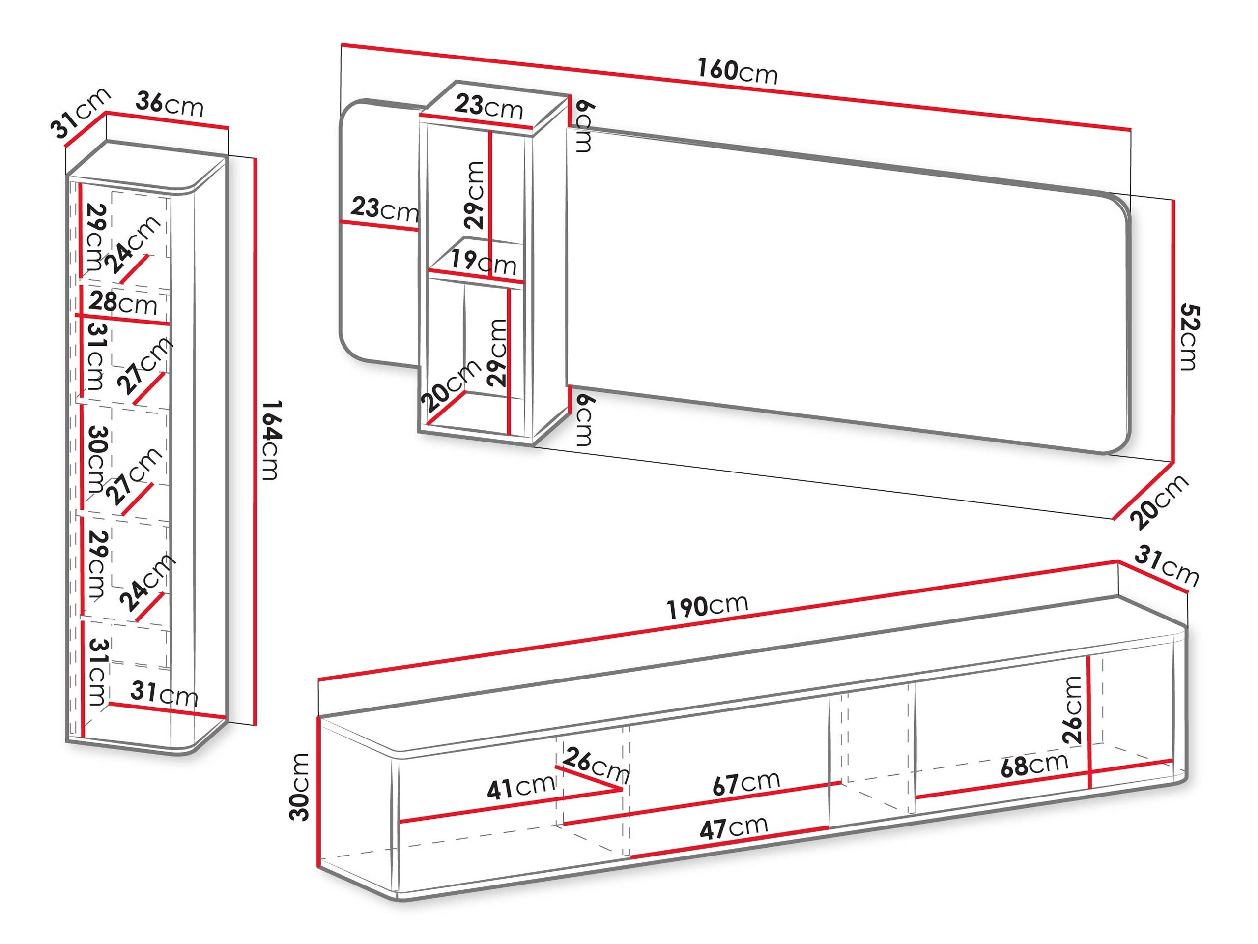 Set za dnevni boravak Dormele 107