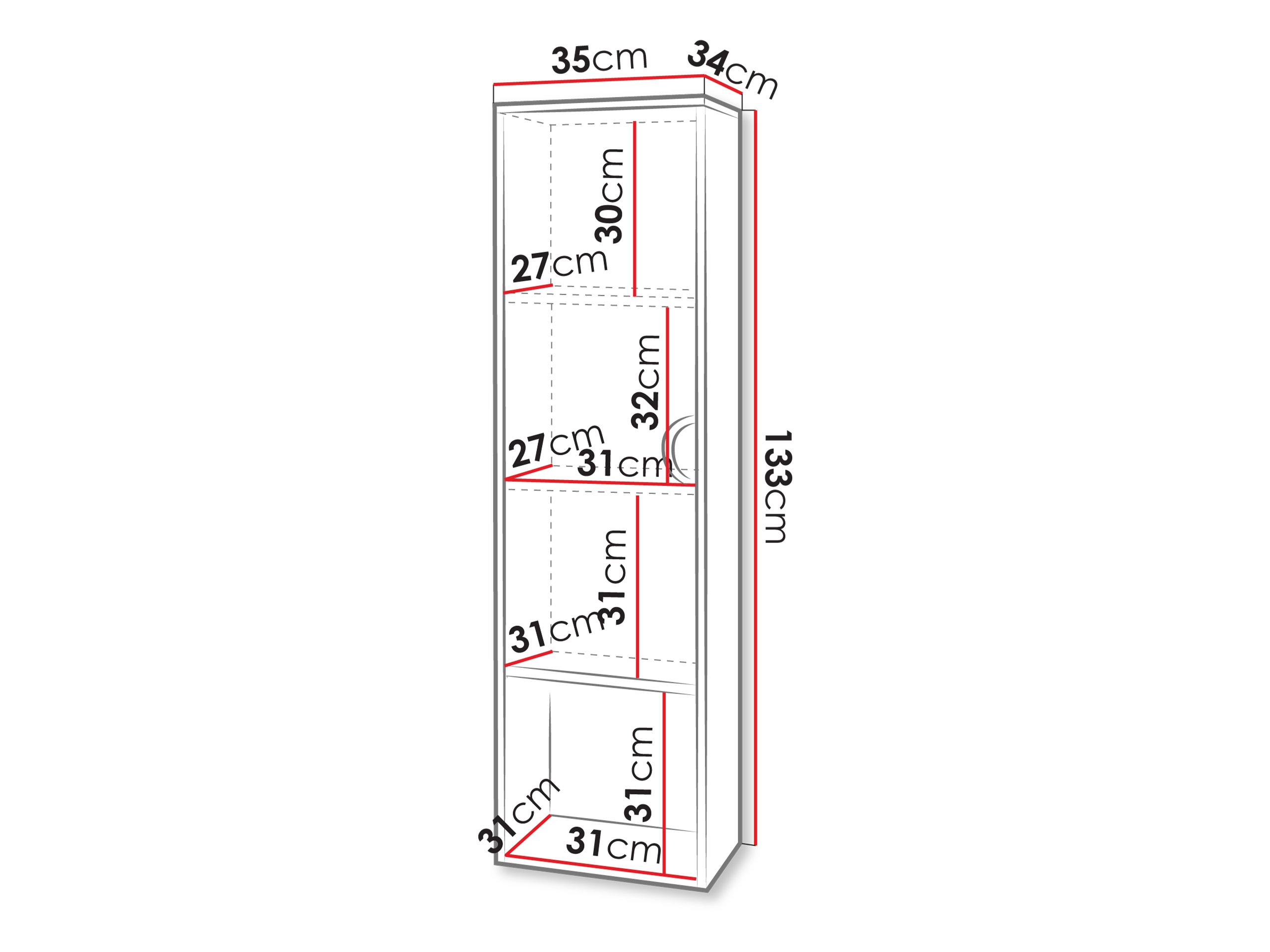 Zidni ormarić Sodalis (Kašmir)