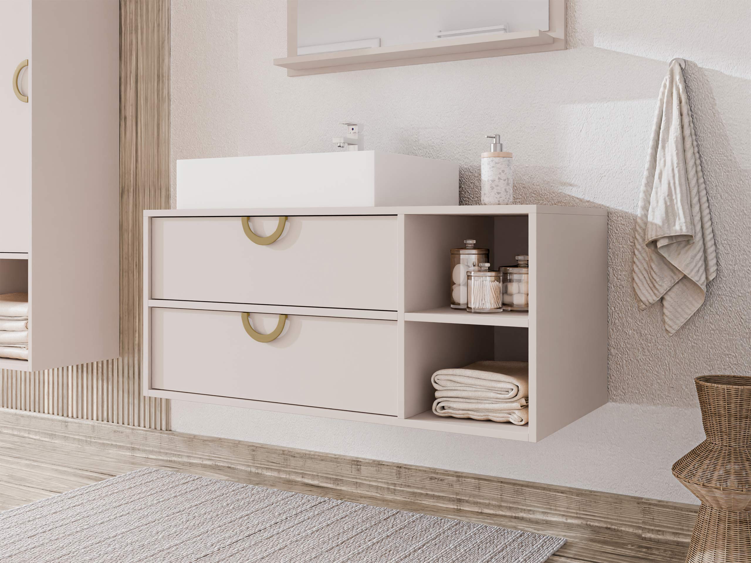 Zidni ormarić za umivaonik Sodalis (Kašmir)