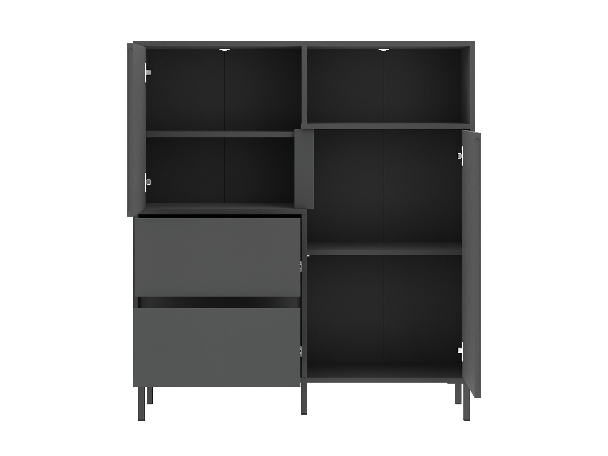 Set za dnevni boravak Ruvrevi 105 (Antracit)