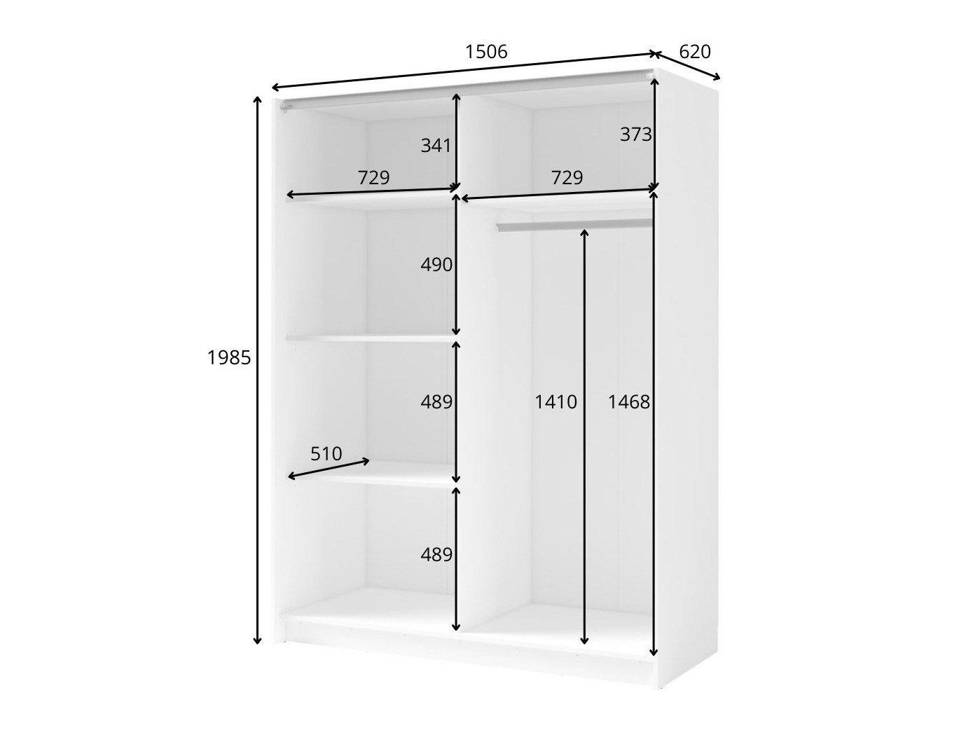 Ormar Baytown 117 (Bijela)