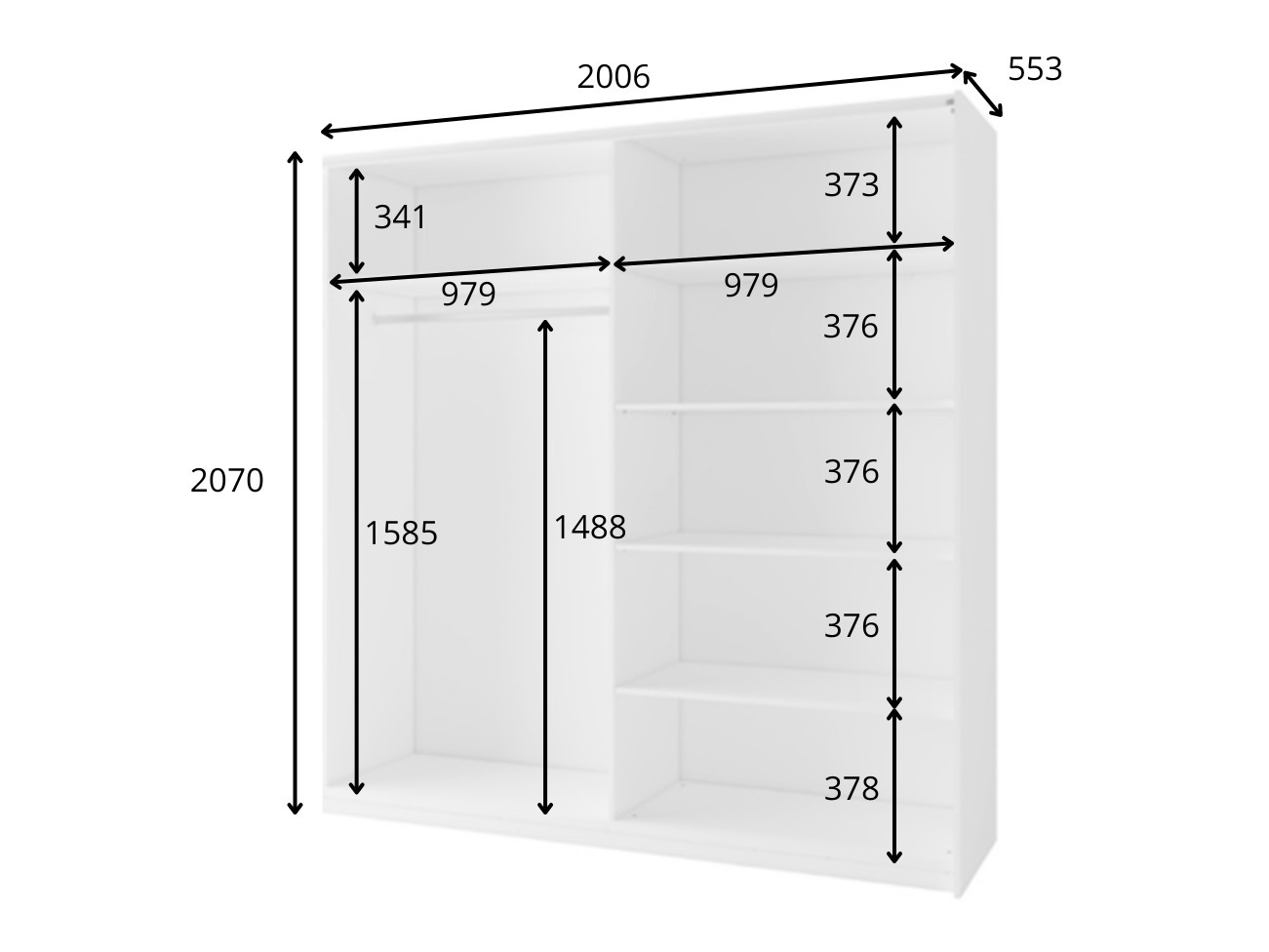 Ormar Baytown 120 (Bijela)