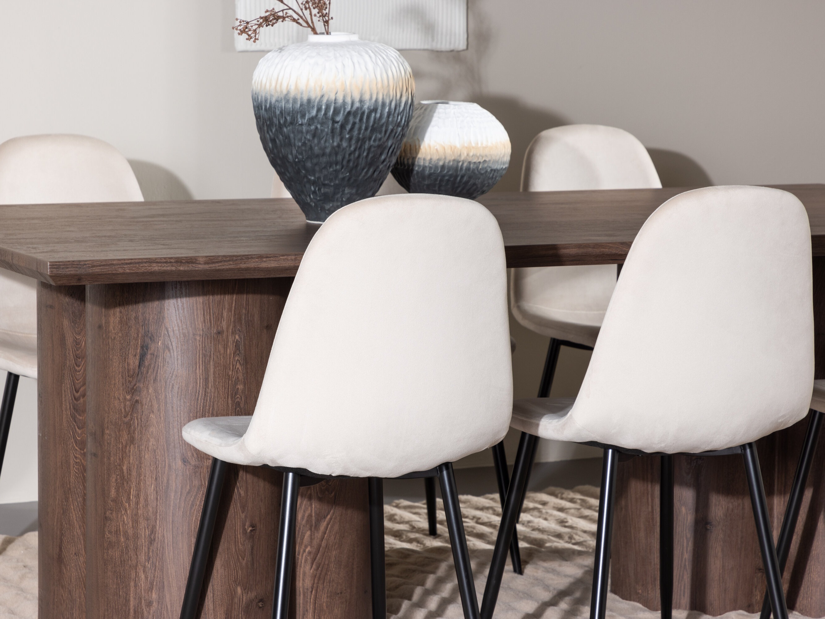 Blagovaonski set Dallas 4959 (Bež + Crna)