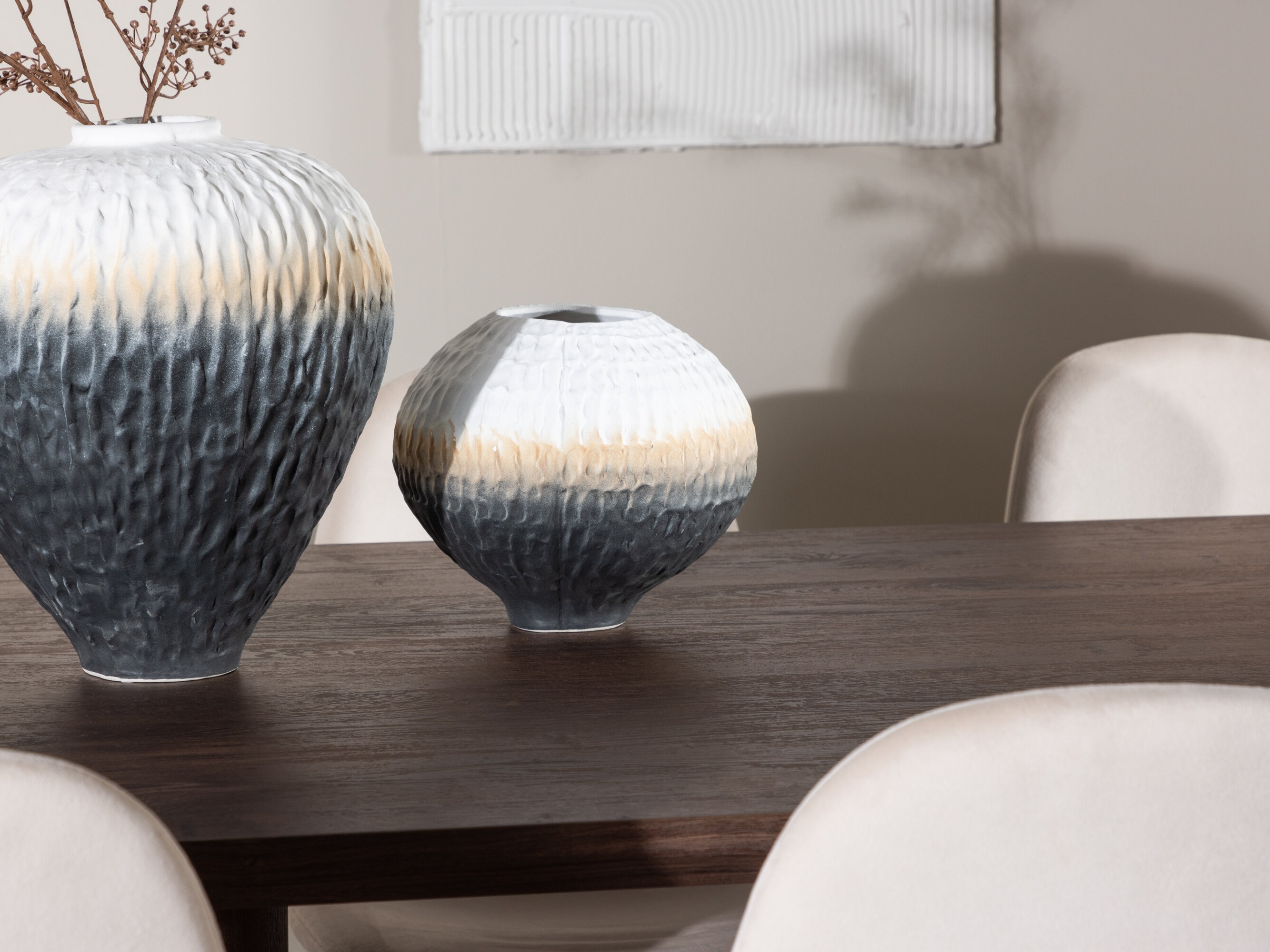 Blagovaonski set Dallas 4959 (Bež + Crna)