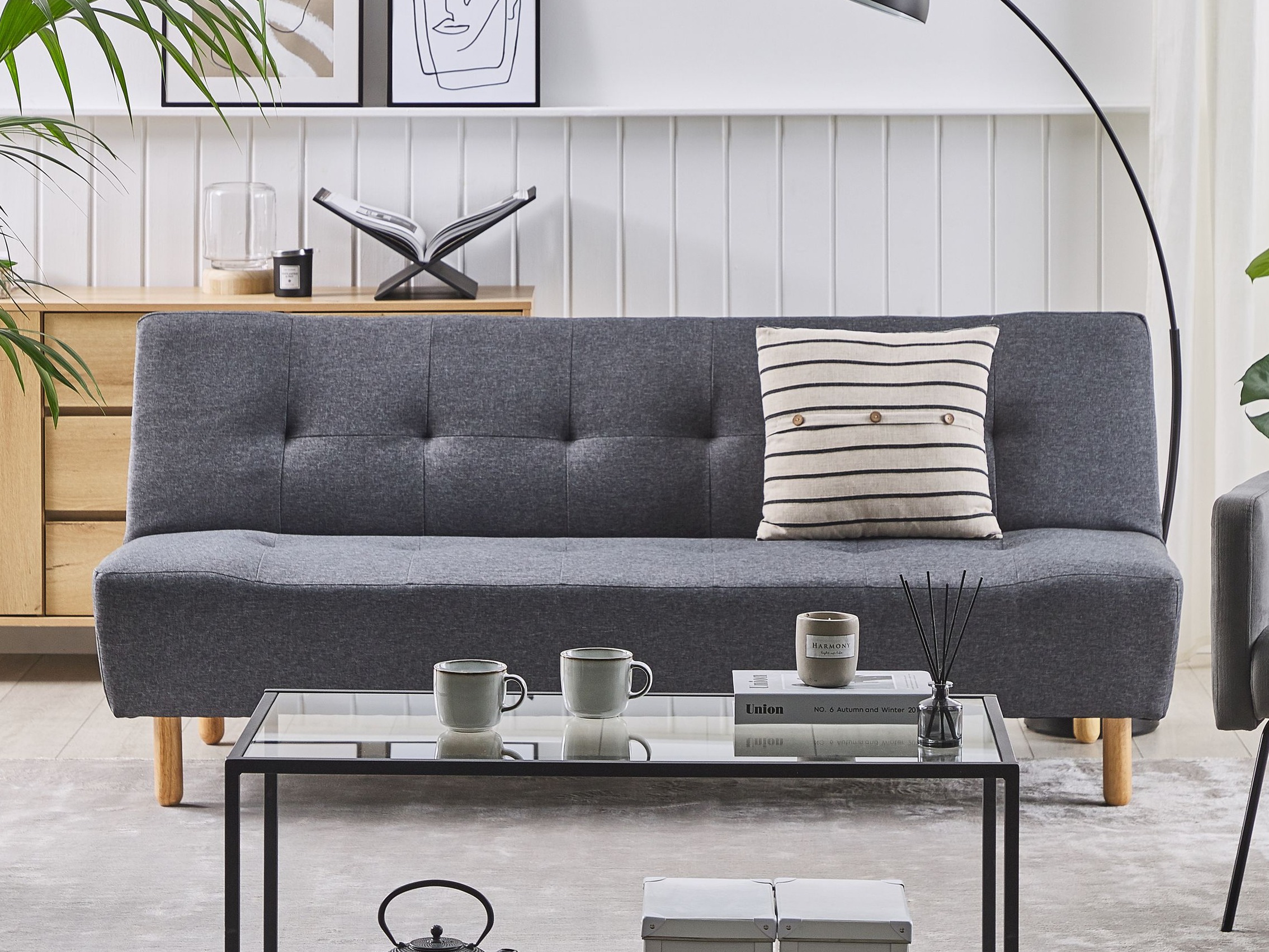 Kauč na razvlačenje Berwyn 1550 (Tamno siva)