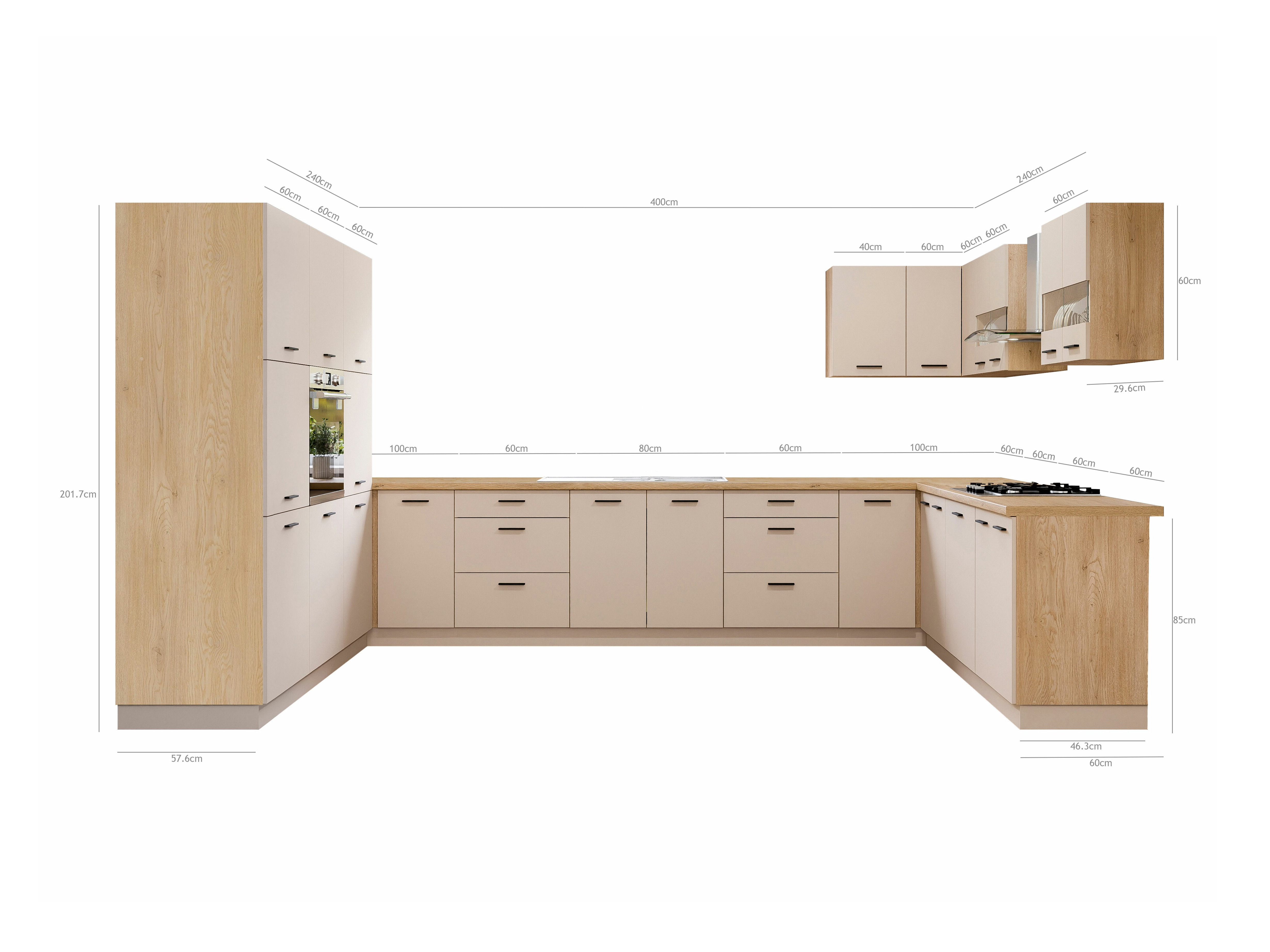 Modularan kuhinjski set Ati Cashmere 134