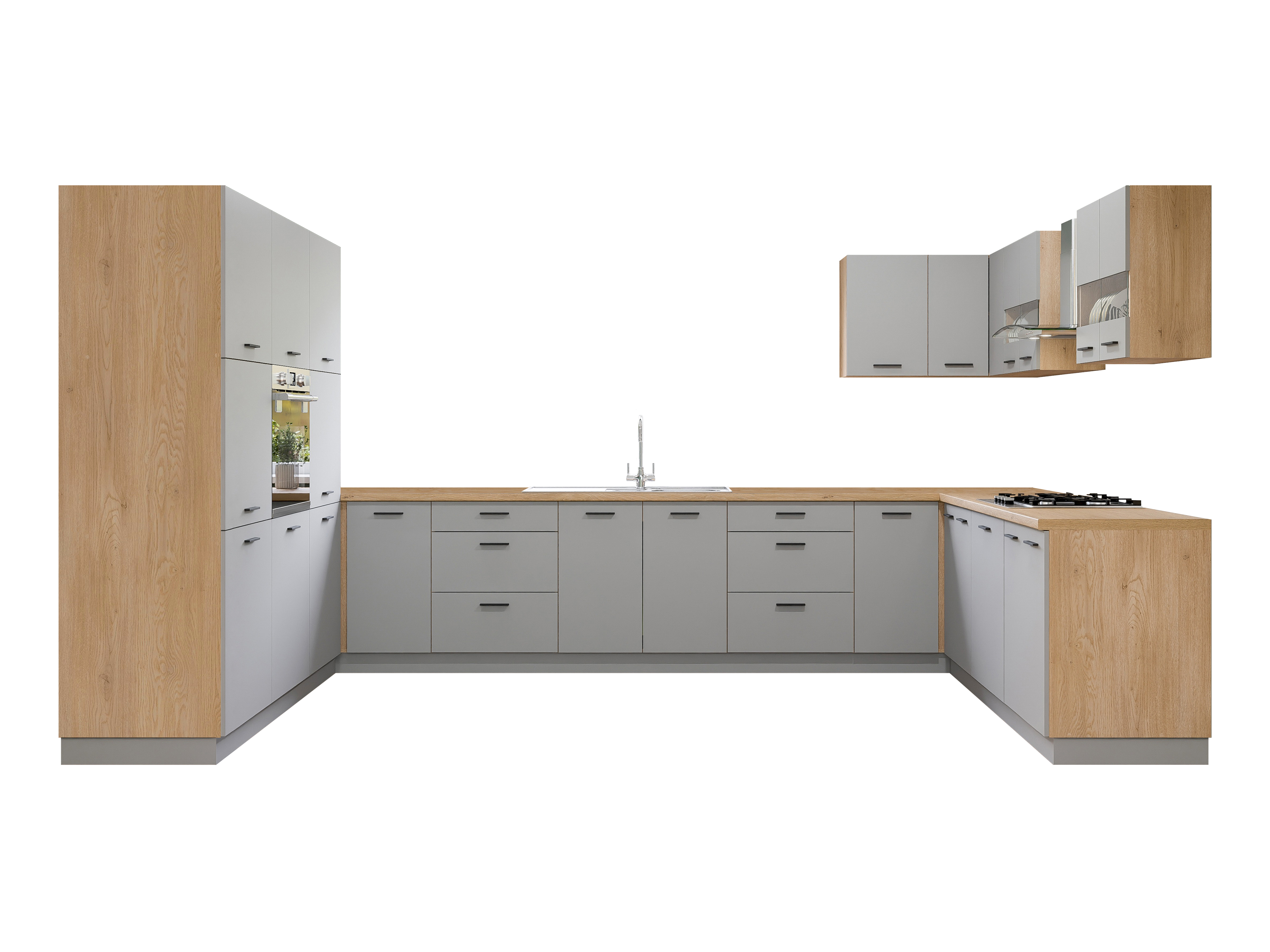 Modularan kuhinjski set Ati Grey 132