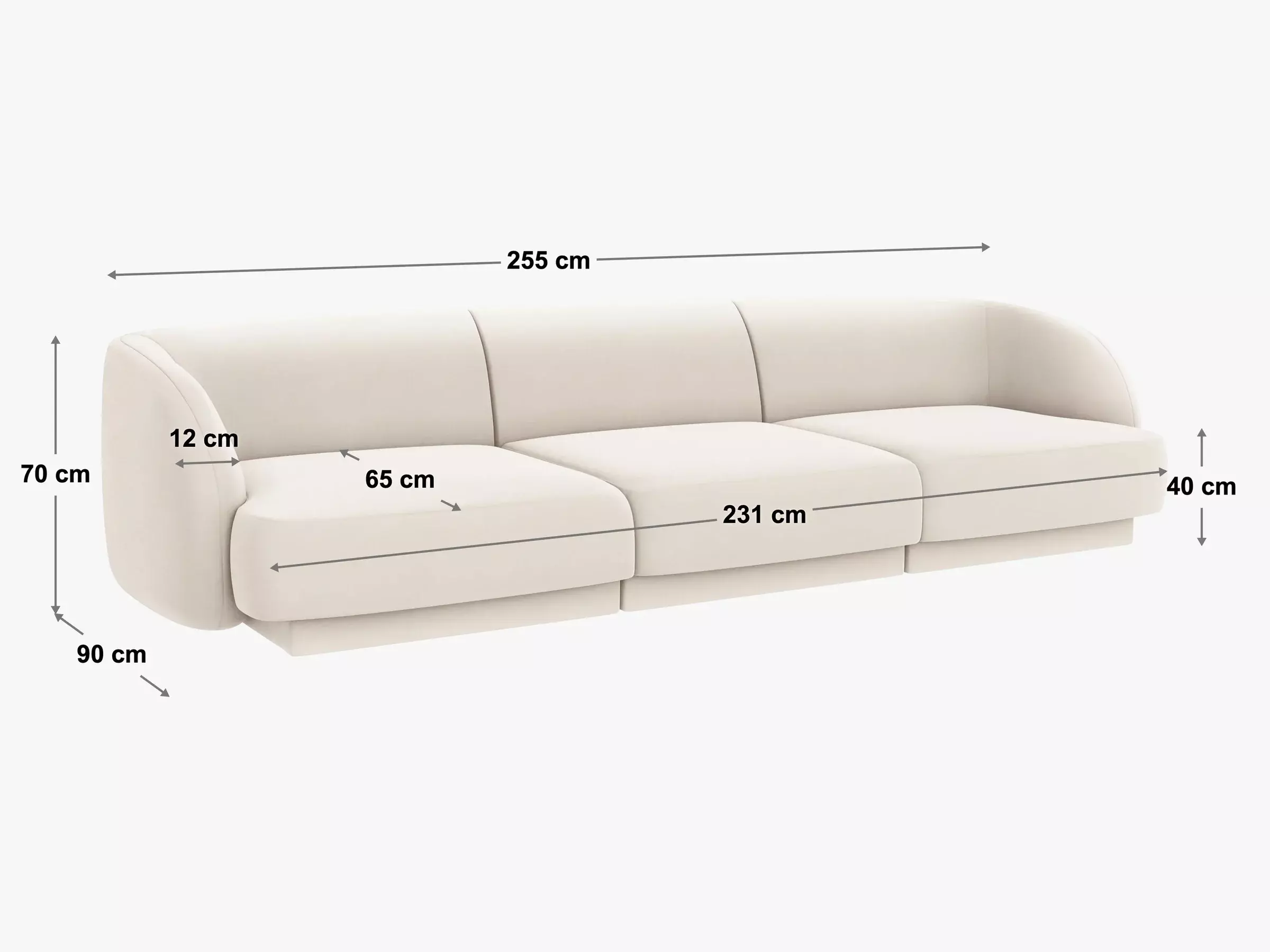 Modularna sofa Tivlomi 104 (Baloo 2074)