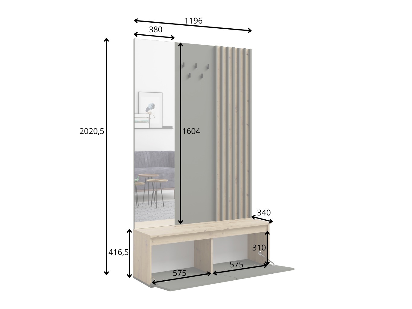 Set za hodnik Baytown 126