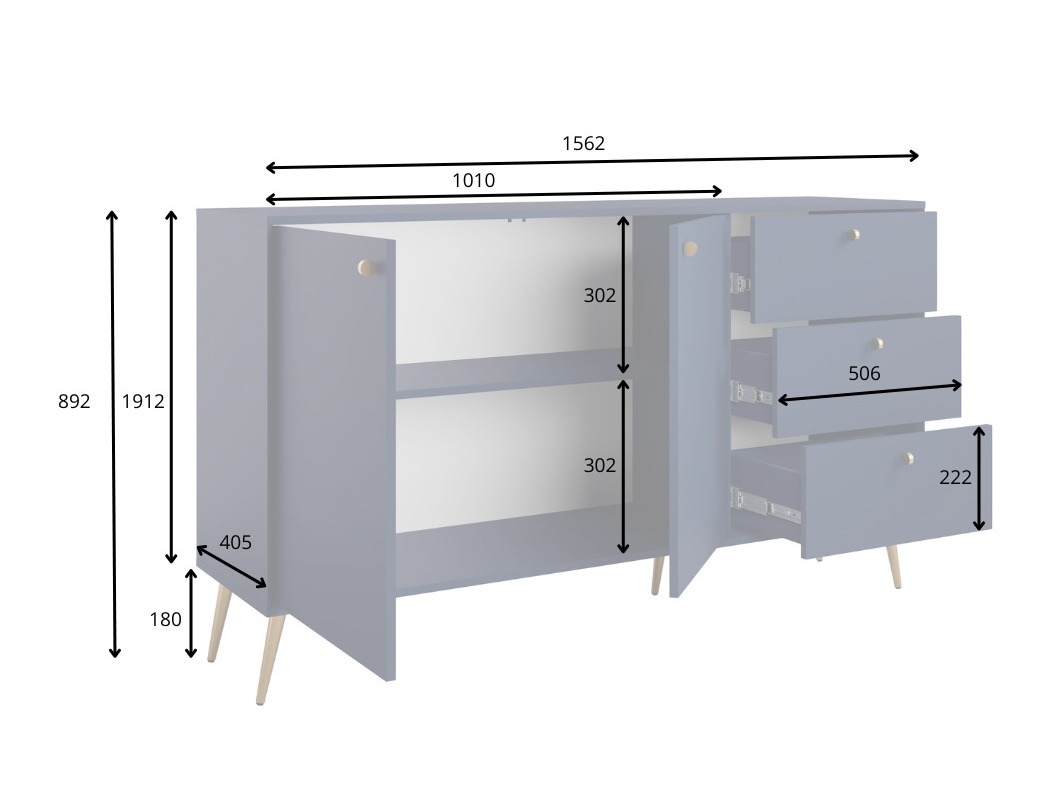 Komoda Corcamo 100 (Bež)