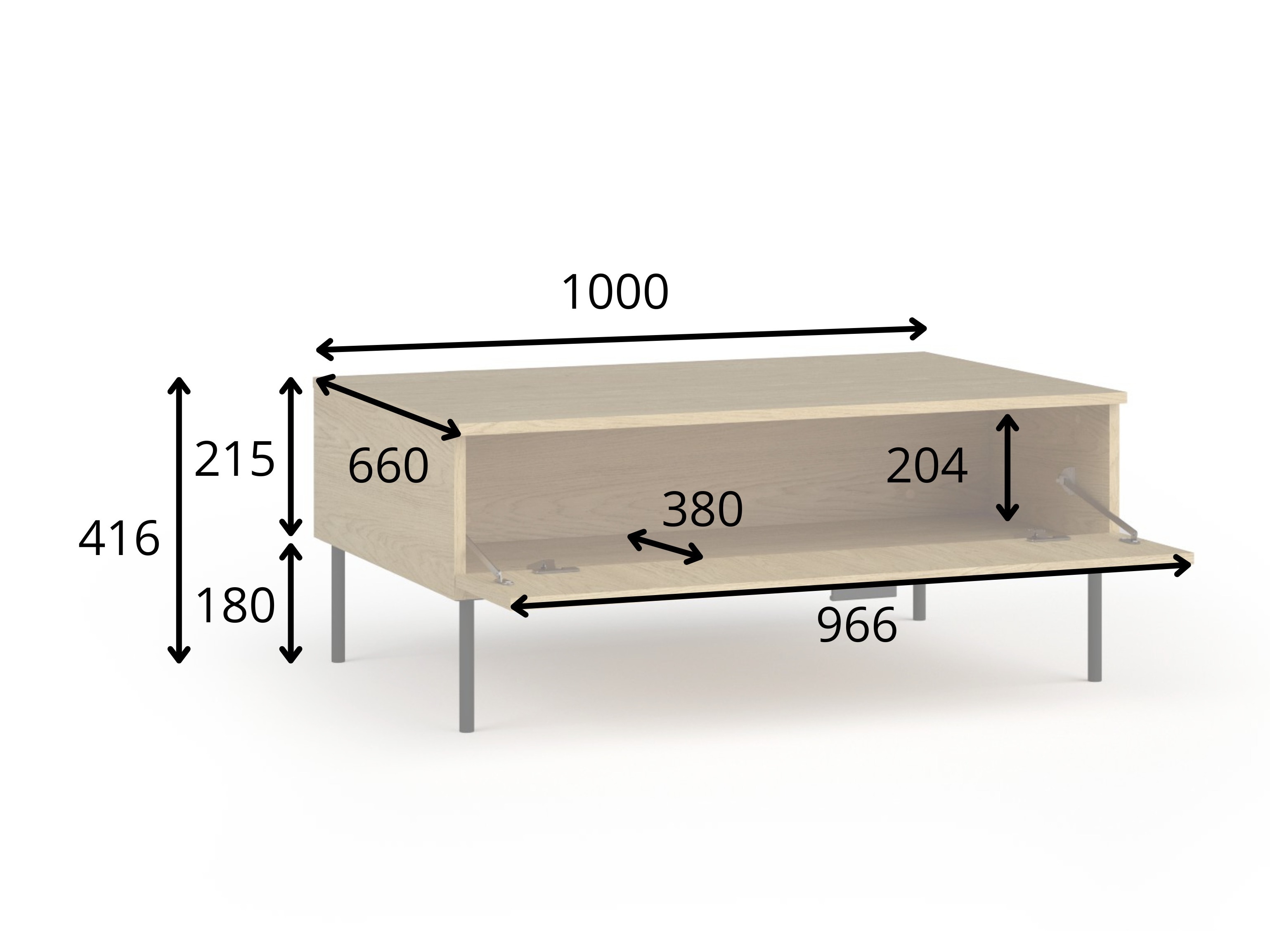 Stolić za kavu Morsono 101 (Crna)