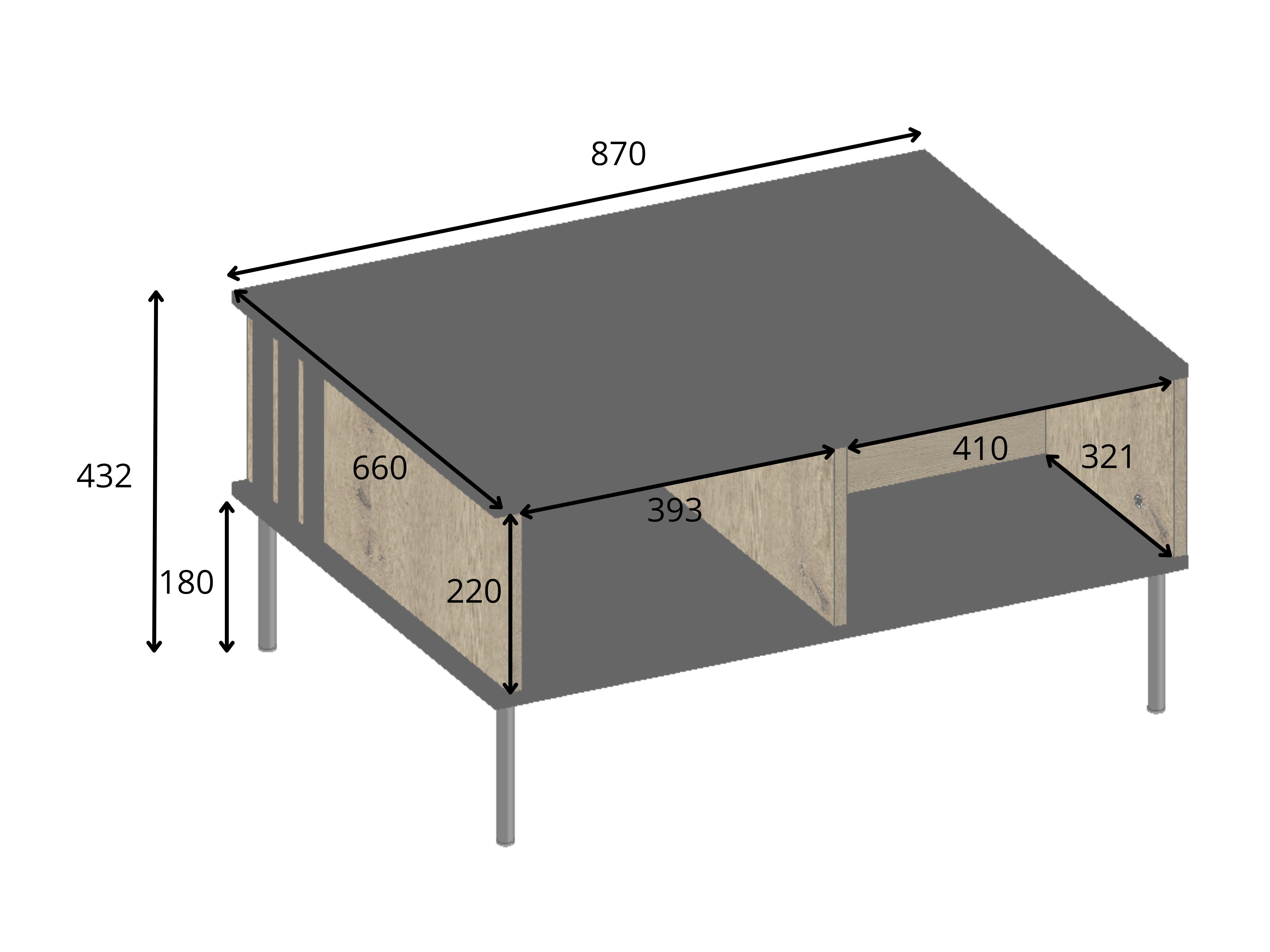 Stolić za kavu Tivreme 103