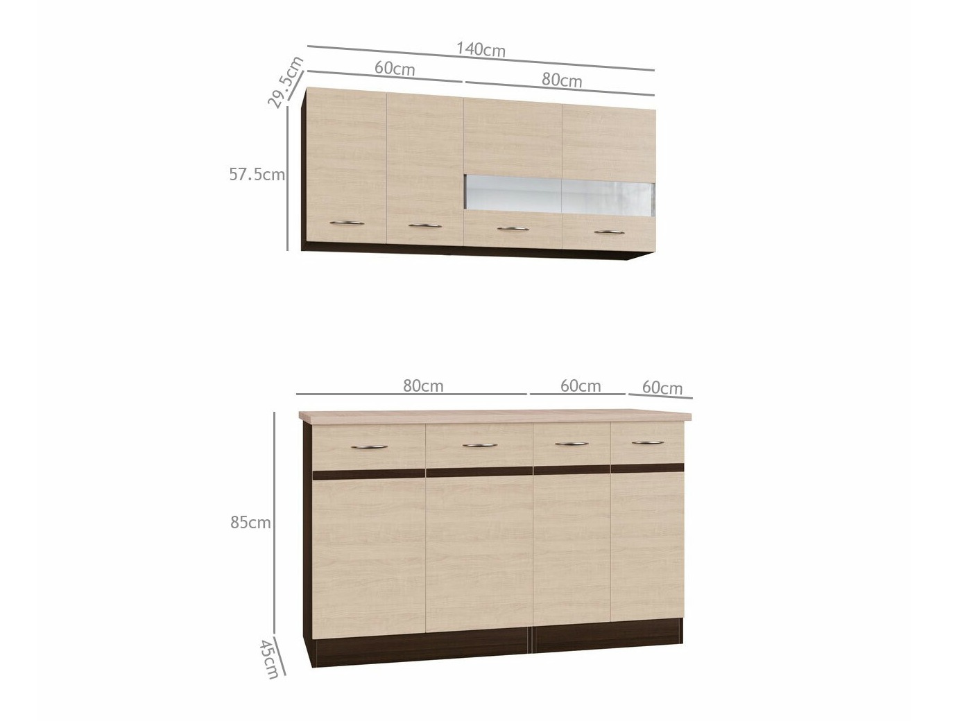 Modularan kuhinjski set Eli Light 117
