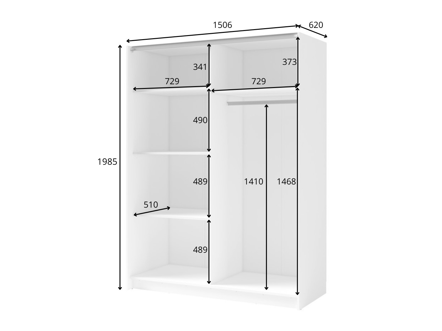 Ormar Baytown 128 (Grafit)
