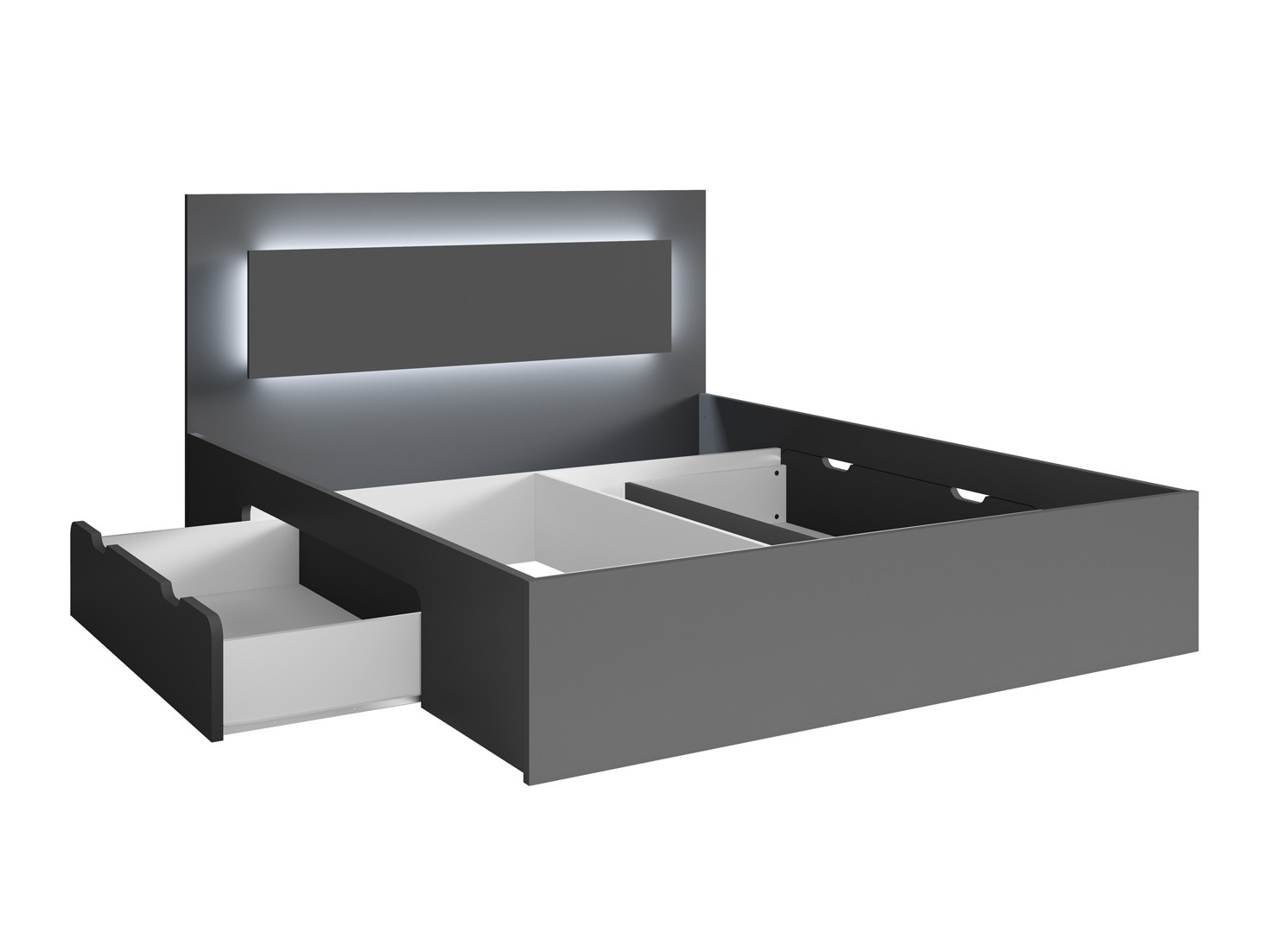 Set za spavaću sobu Odecira 104 (Grafit)