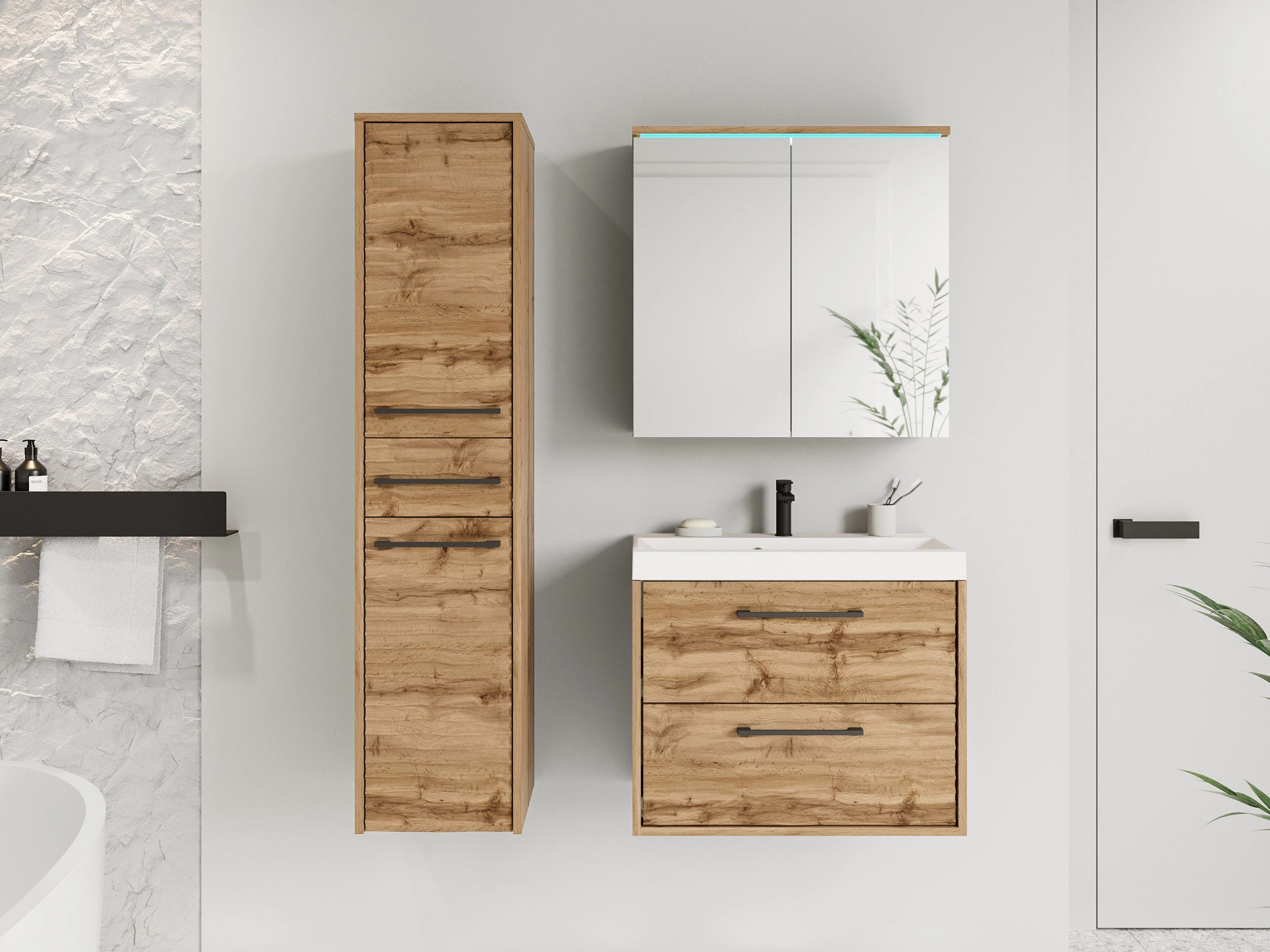 Kupaonski namještaj Sarasota 173 (Hrast Wotan)