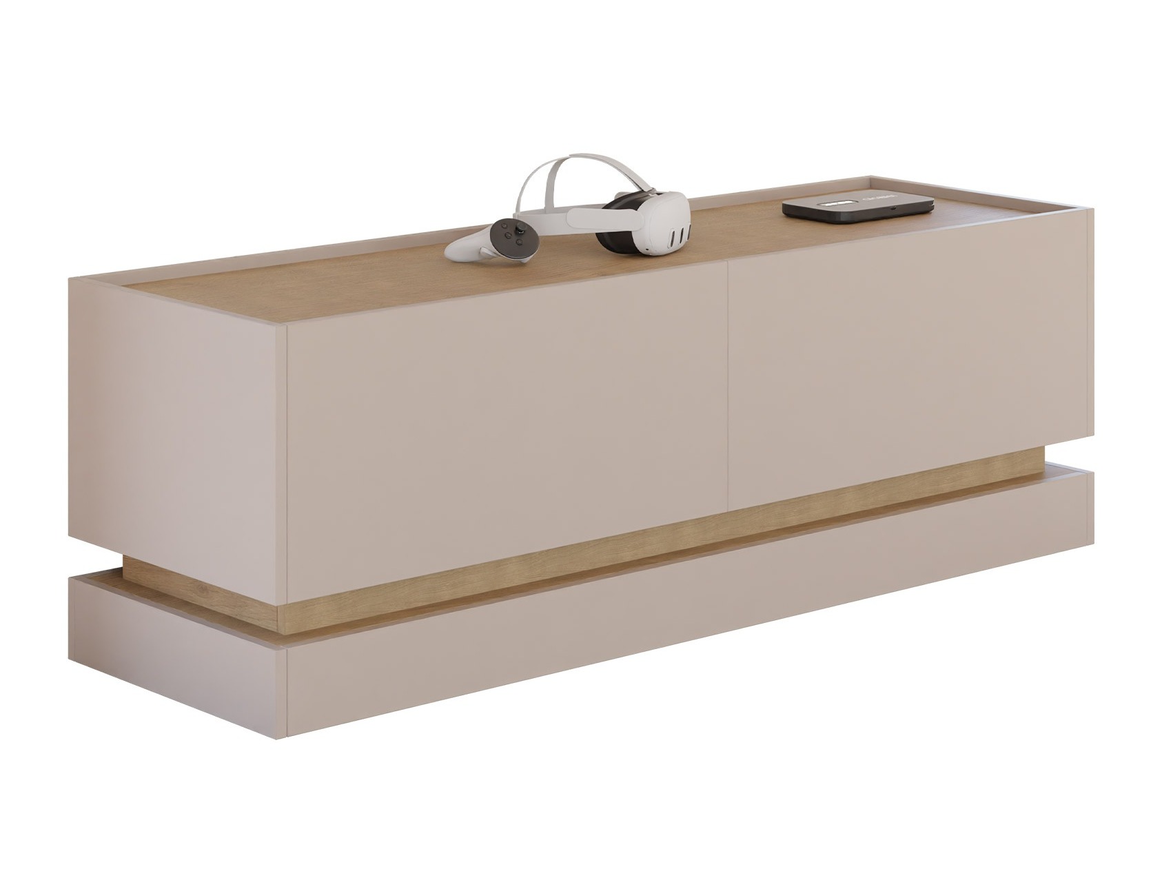 TV stol Comfivo Dalvenu 105 (Svijetlo smeđa + Hrast)