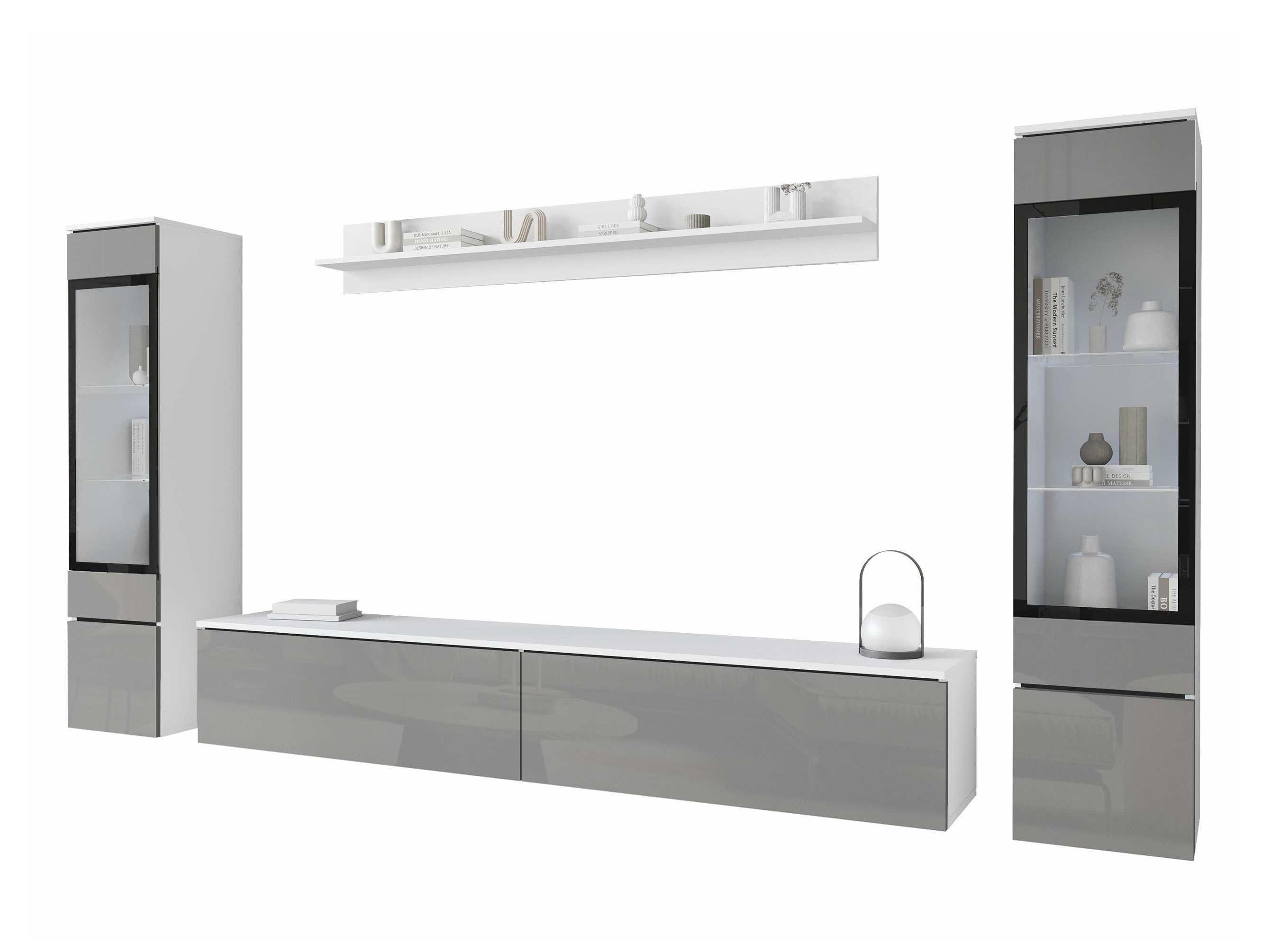 Dnevni boravak Sarasota 126 (Sjajno siva)