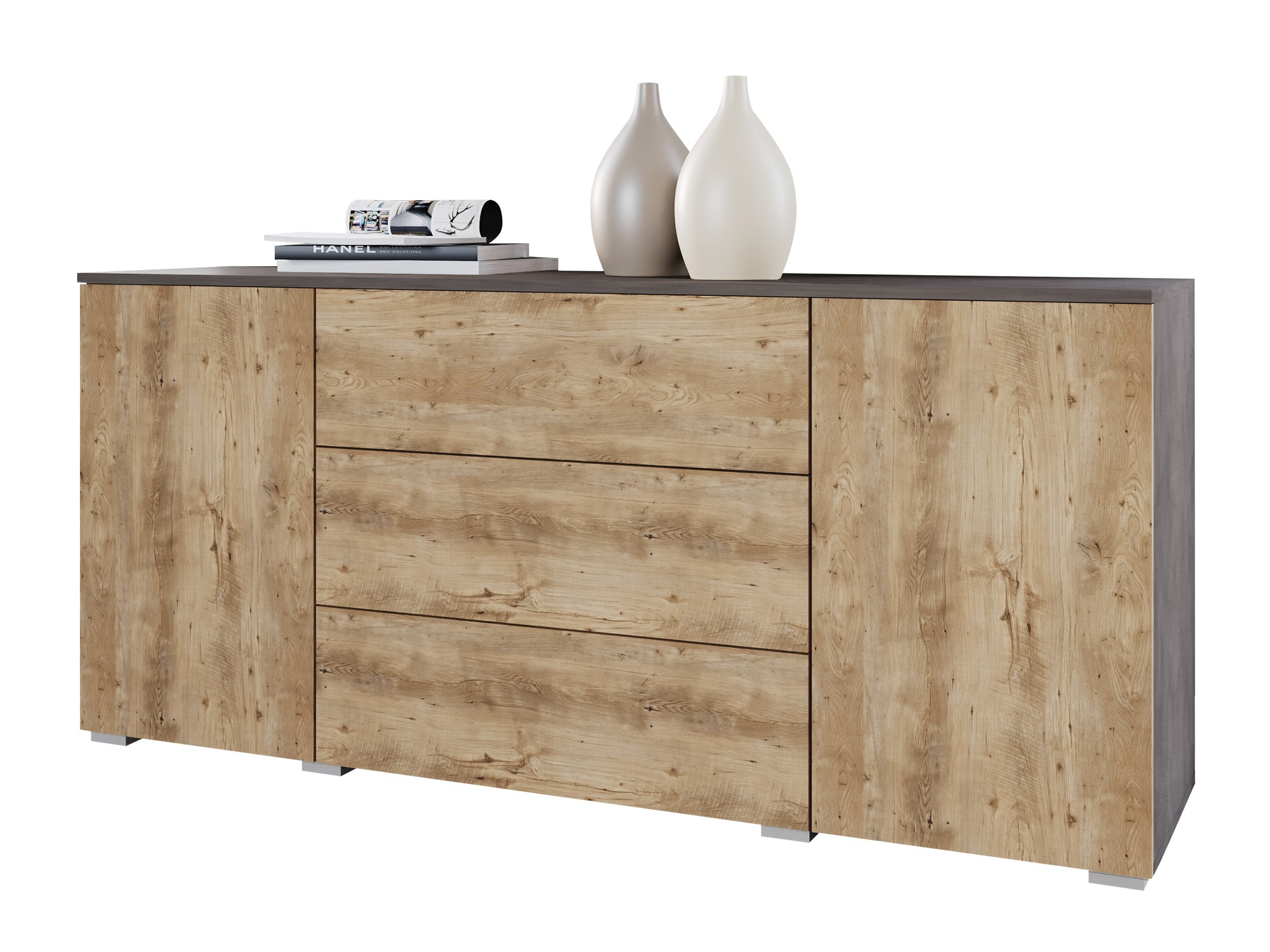 Komoda Sarasota 129 (Matera siva + Kesten)