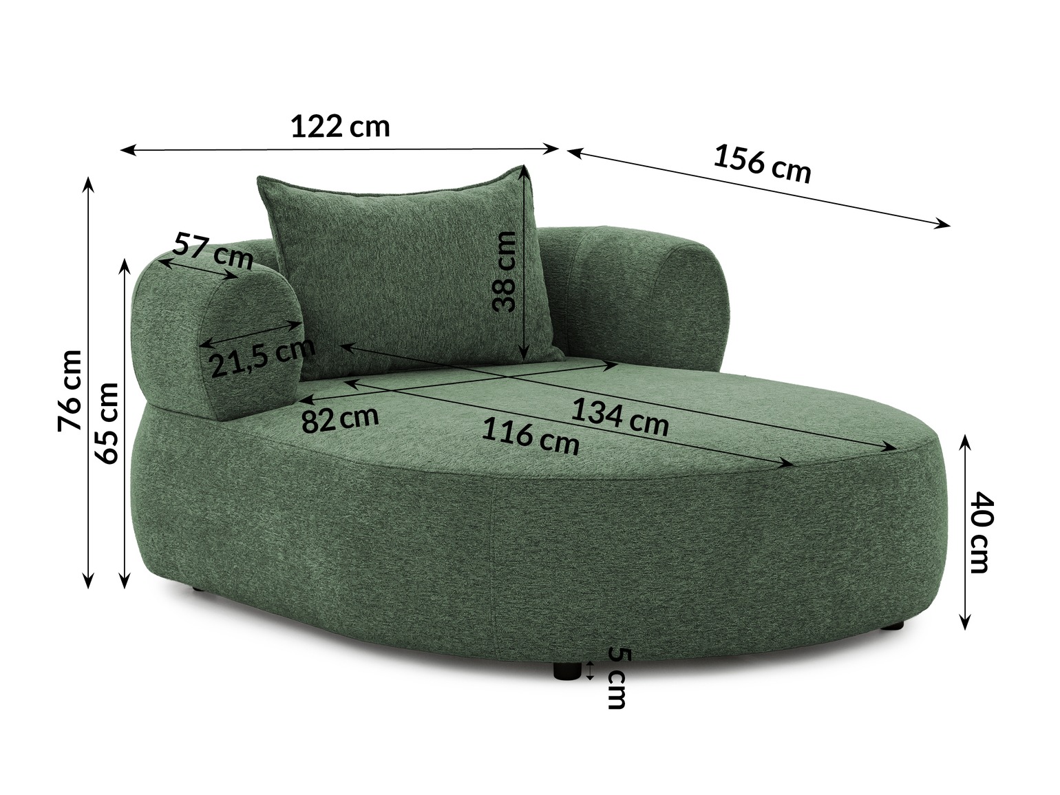 Fotelja Rocklin 102 (Toro 95)