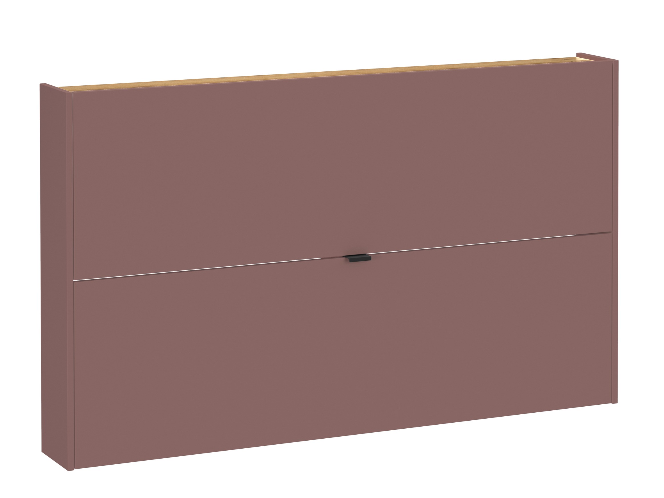 Ormarić za cipele Cirsale 108 (Zagasito ružičasta + Navarra hrast)