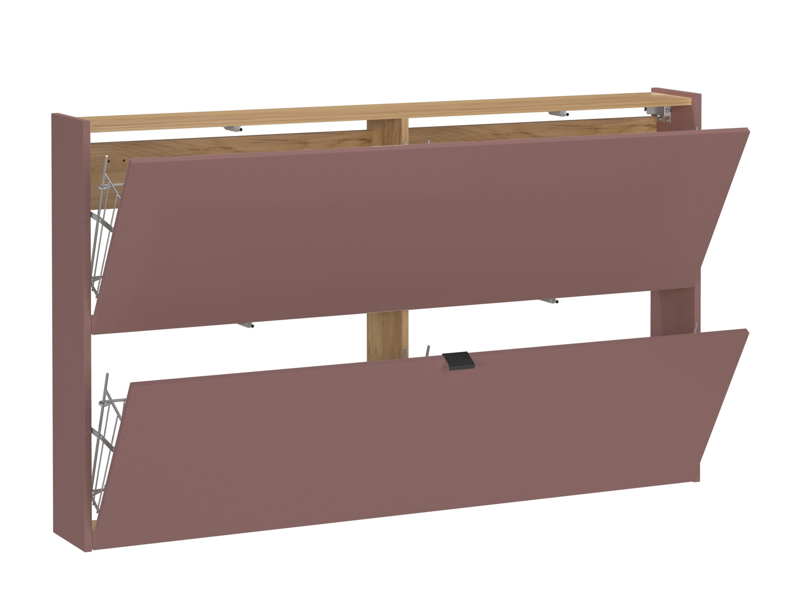 Set za hodnik Cirsale 109 (Zagasito ružičasta + Navarra hrast)