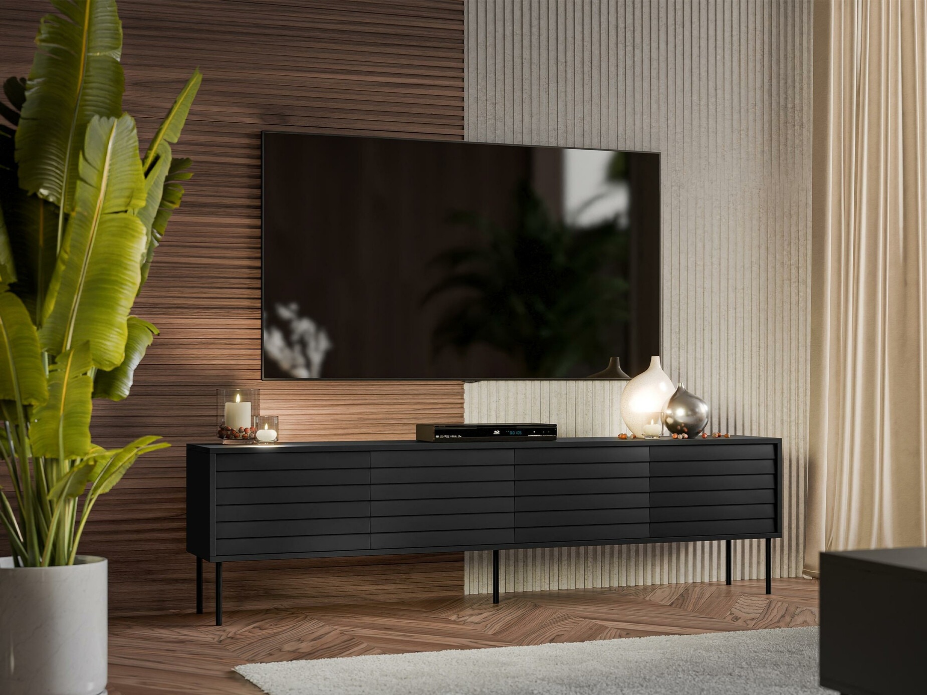 TV stol Flosoru 105 (Crna)