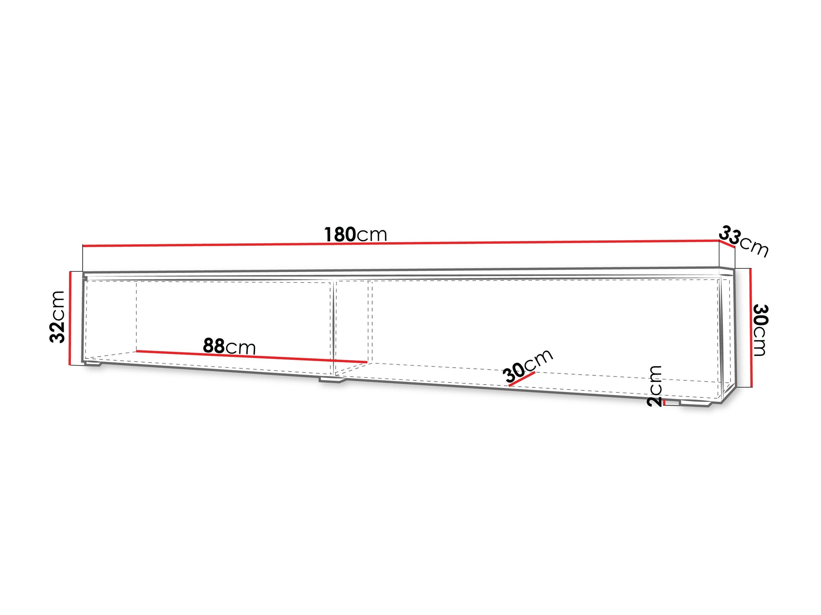 TV stol Sarasota 121 (Matera siva + Kesten)