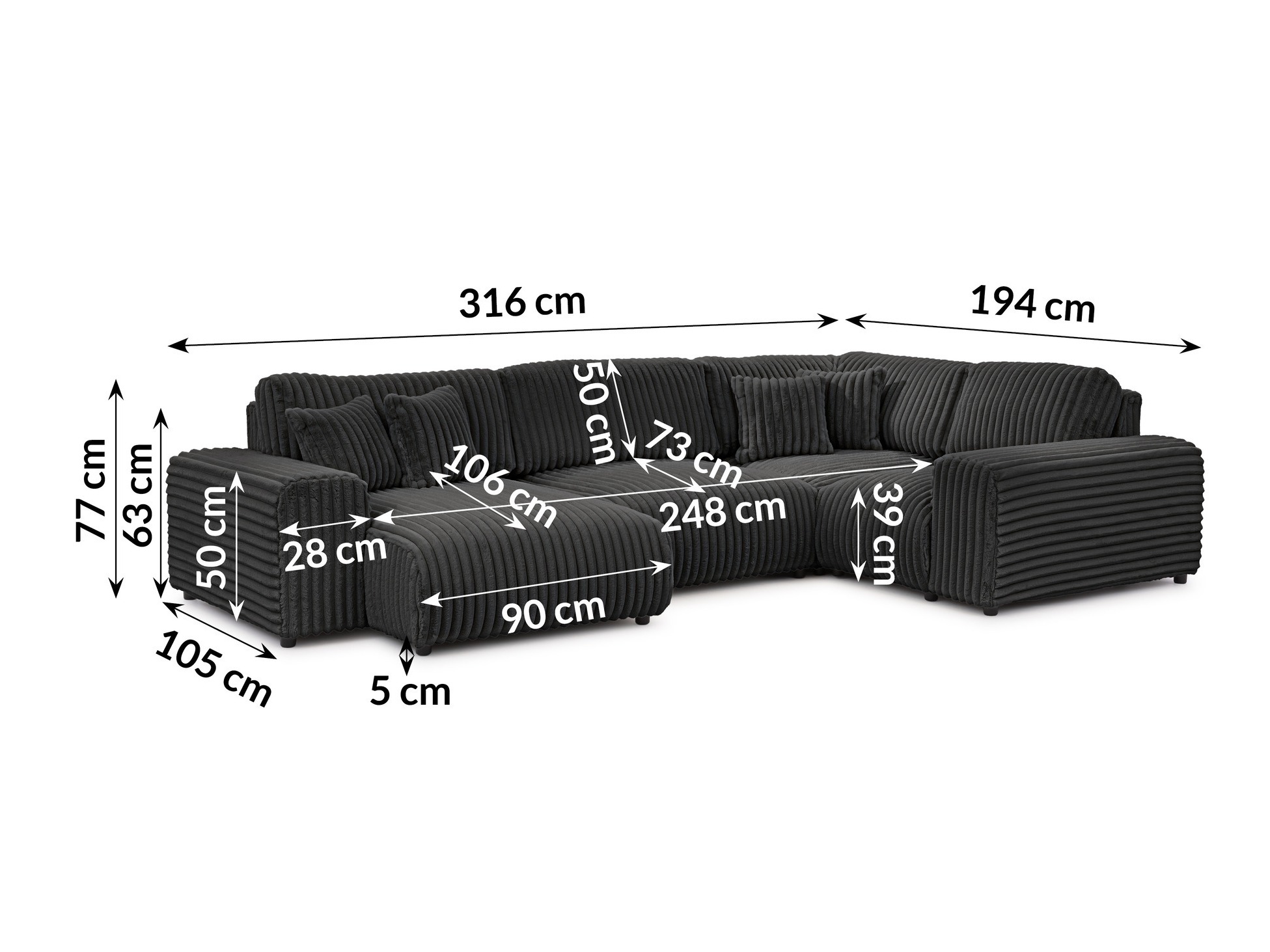 Kutna garnitura Circoru 104 (Vito 18)
