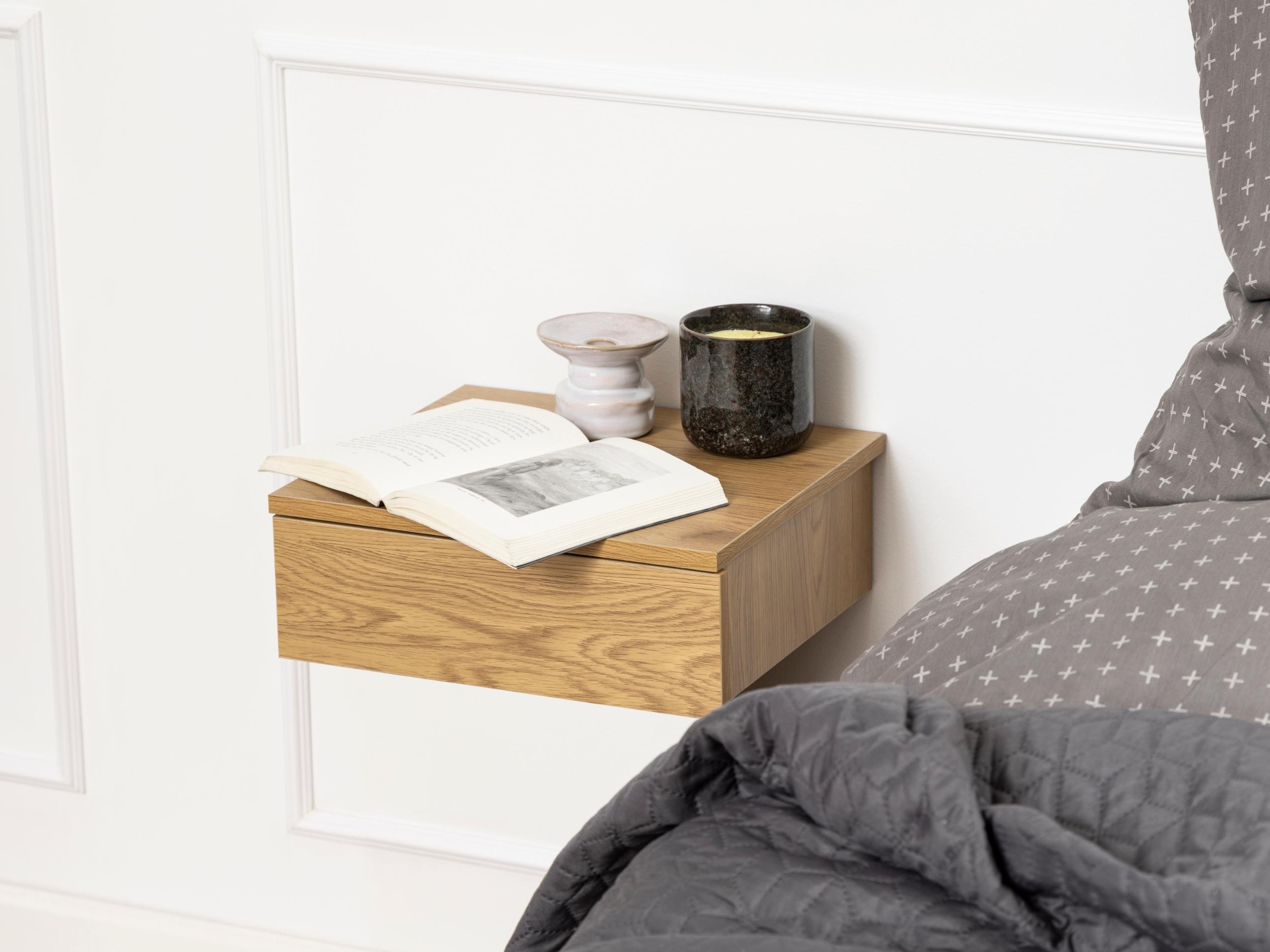 Noćni ormarić Norsica 601 (Divlji hrast)