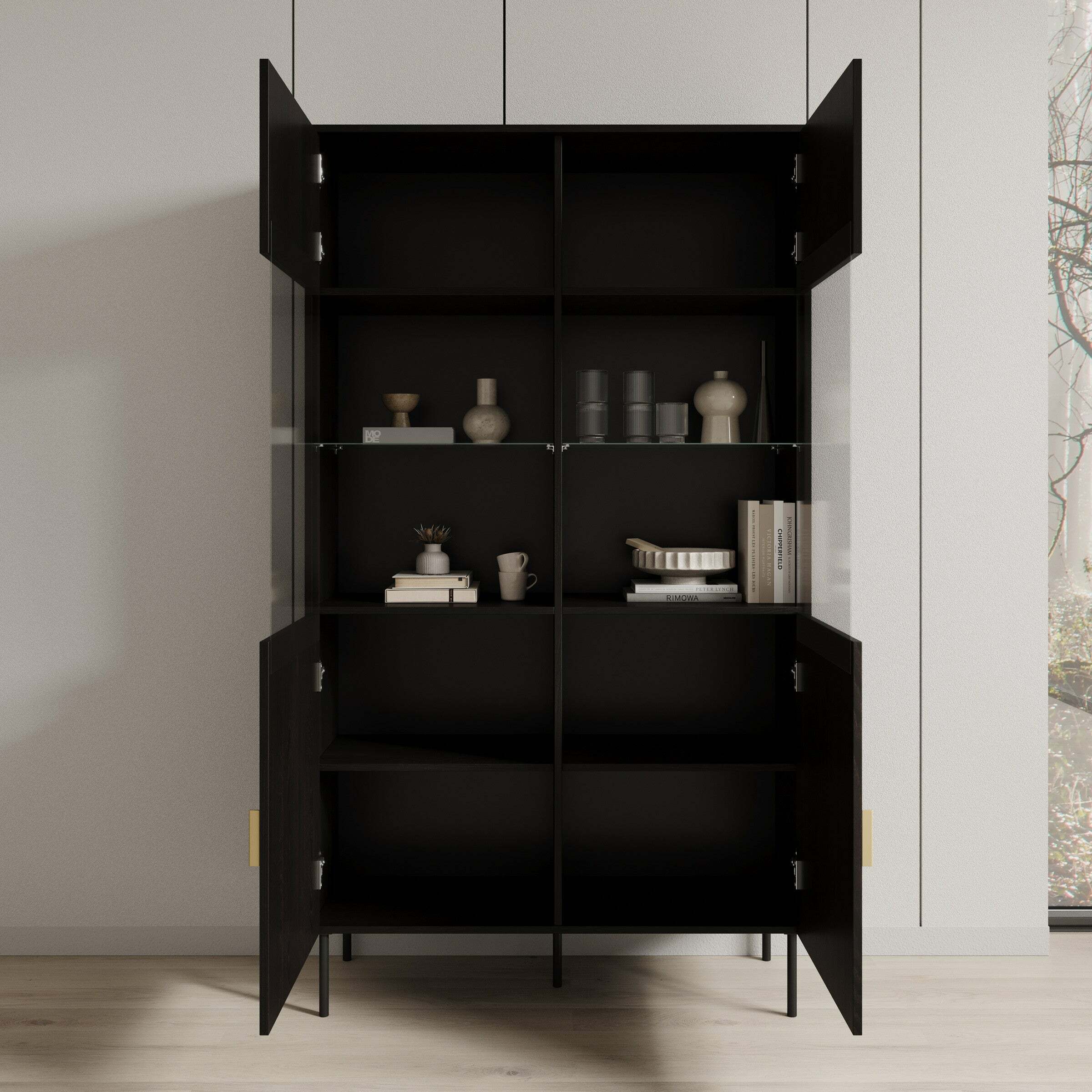 Polica Morsono 104 (Crna)