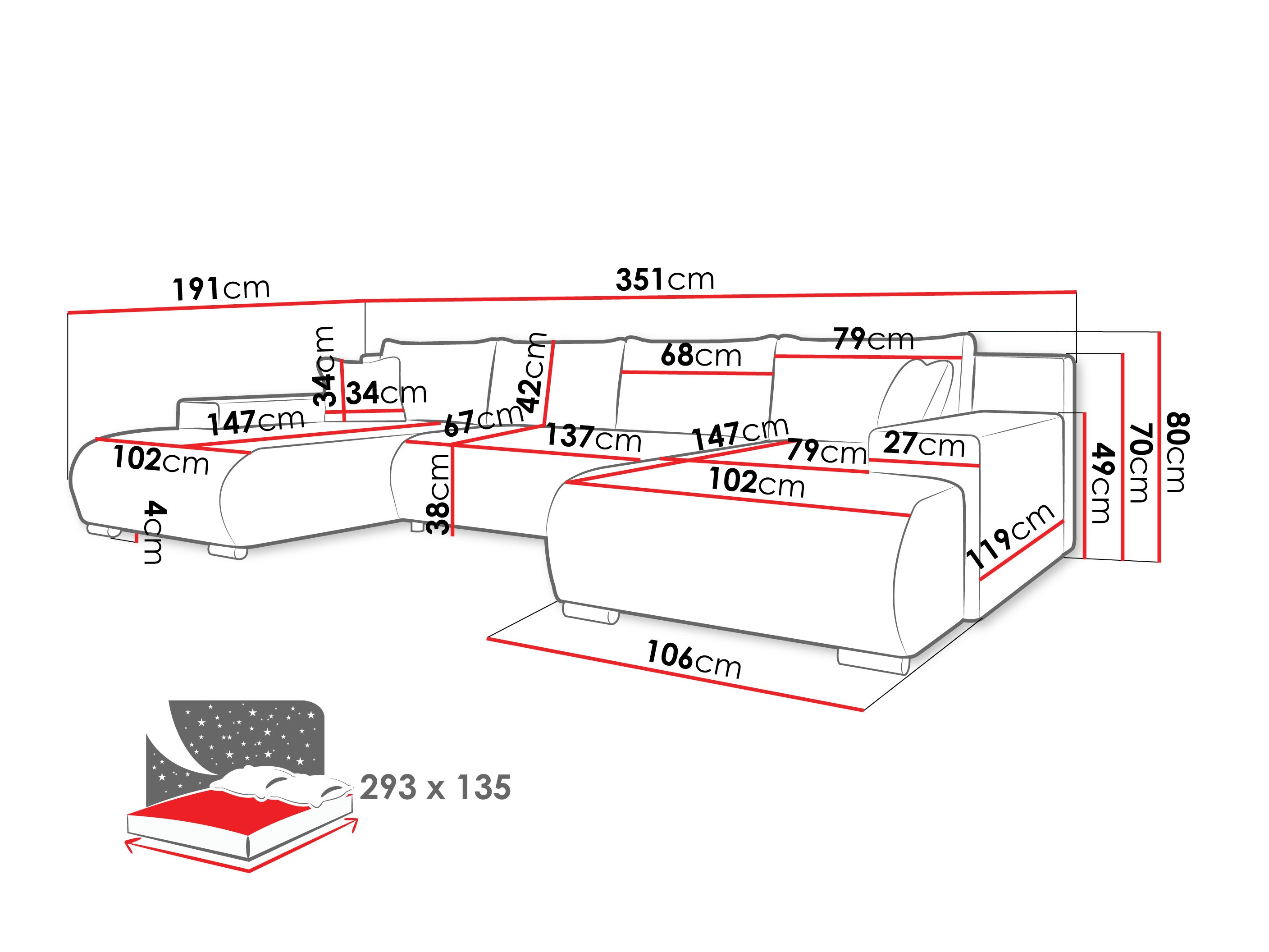 Kutna garnitura Comfivo Equus (Poso 100)