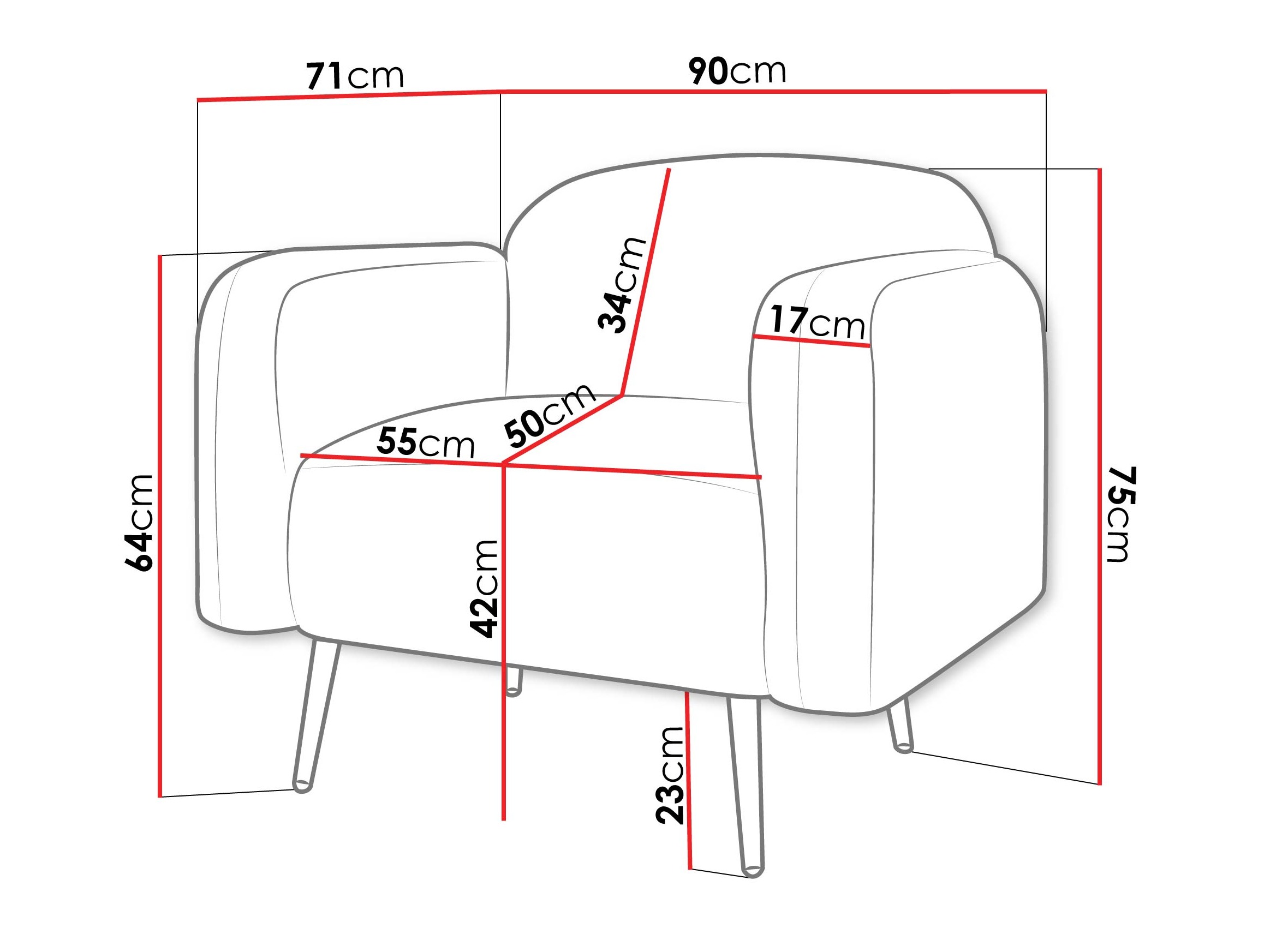 Fotelja Comfivo Beatitudo I (Uttario Velvet 2978)