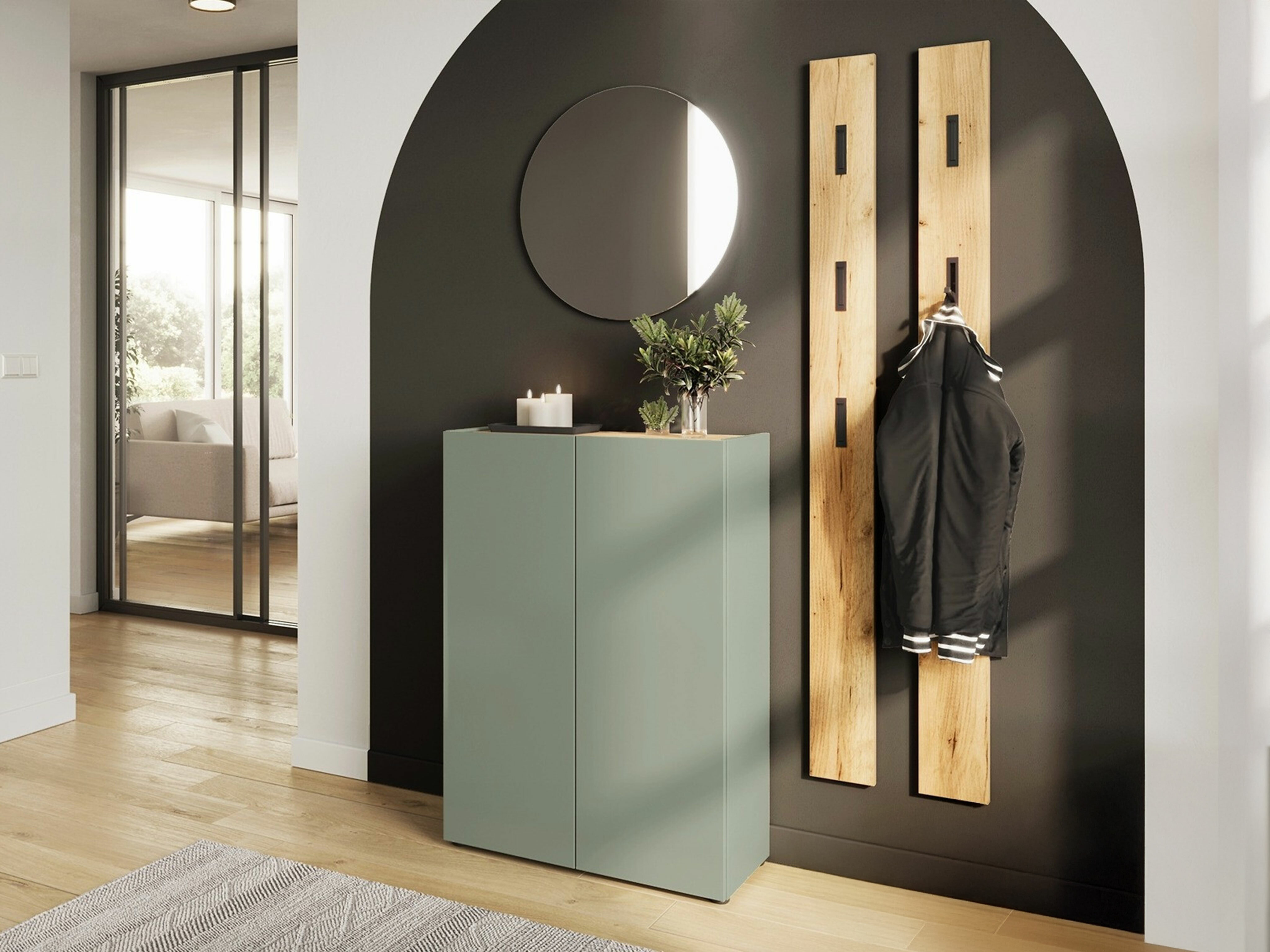 Set za hodnik Lircamu 101 (Zagasito zelena)