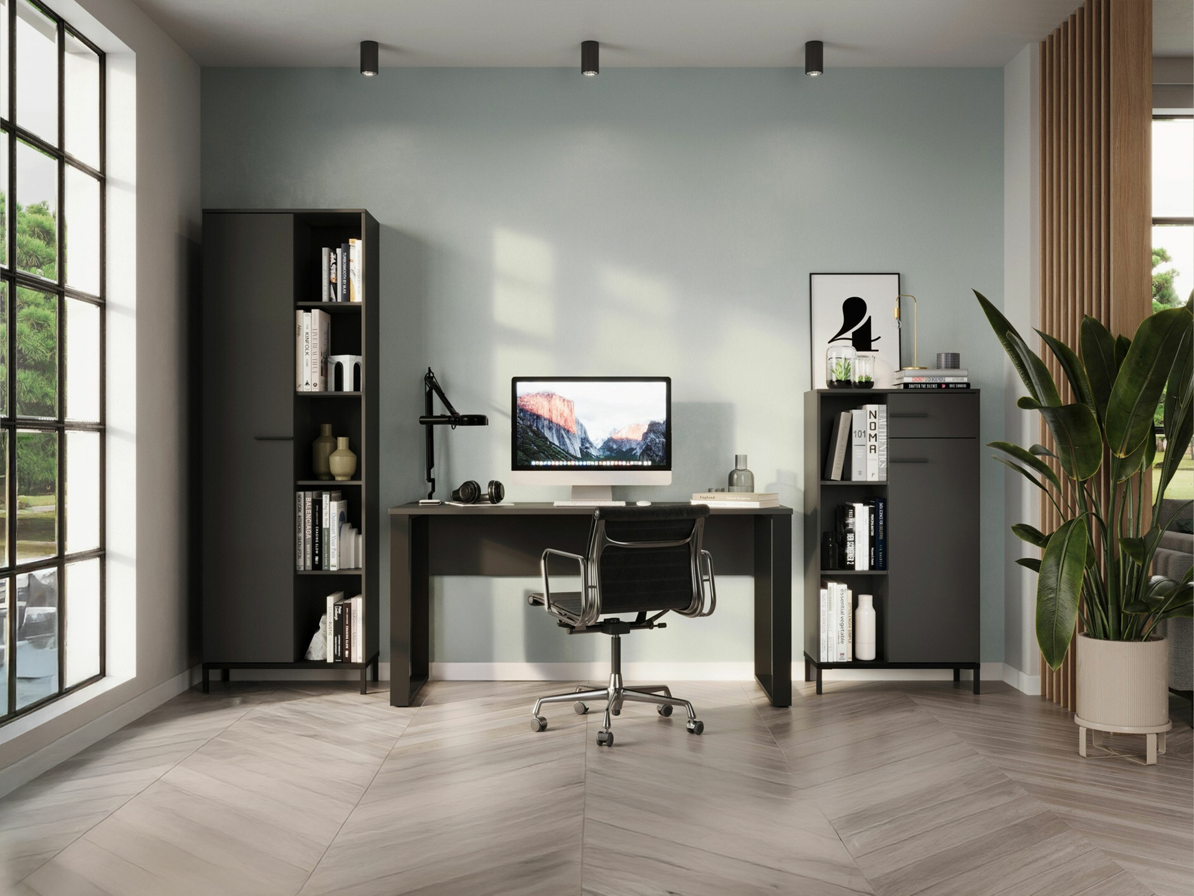 Set za kućni ured Solaro 102 (Grafit)