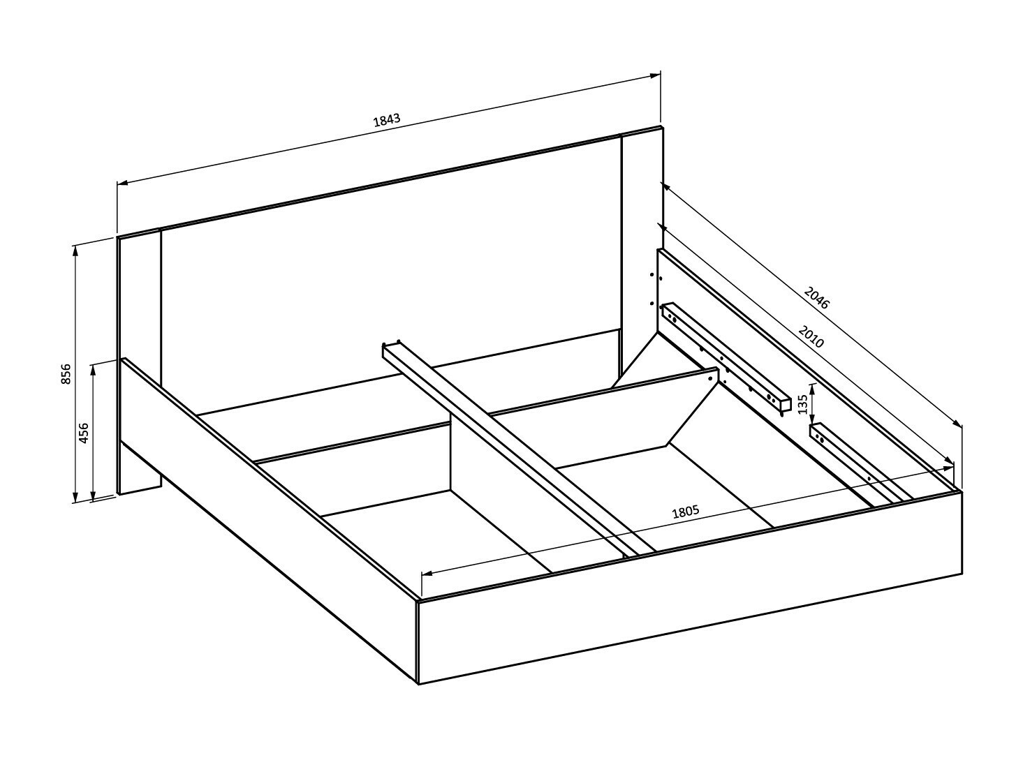 Krevet Mirsevi 106 (180 x 200 cm)