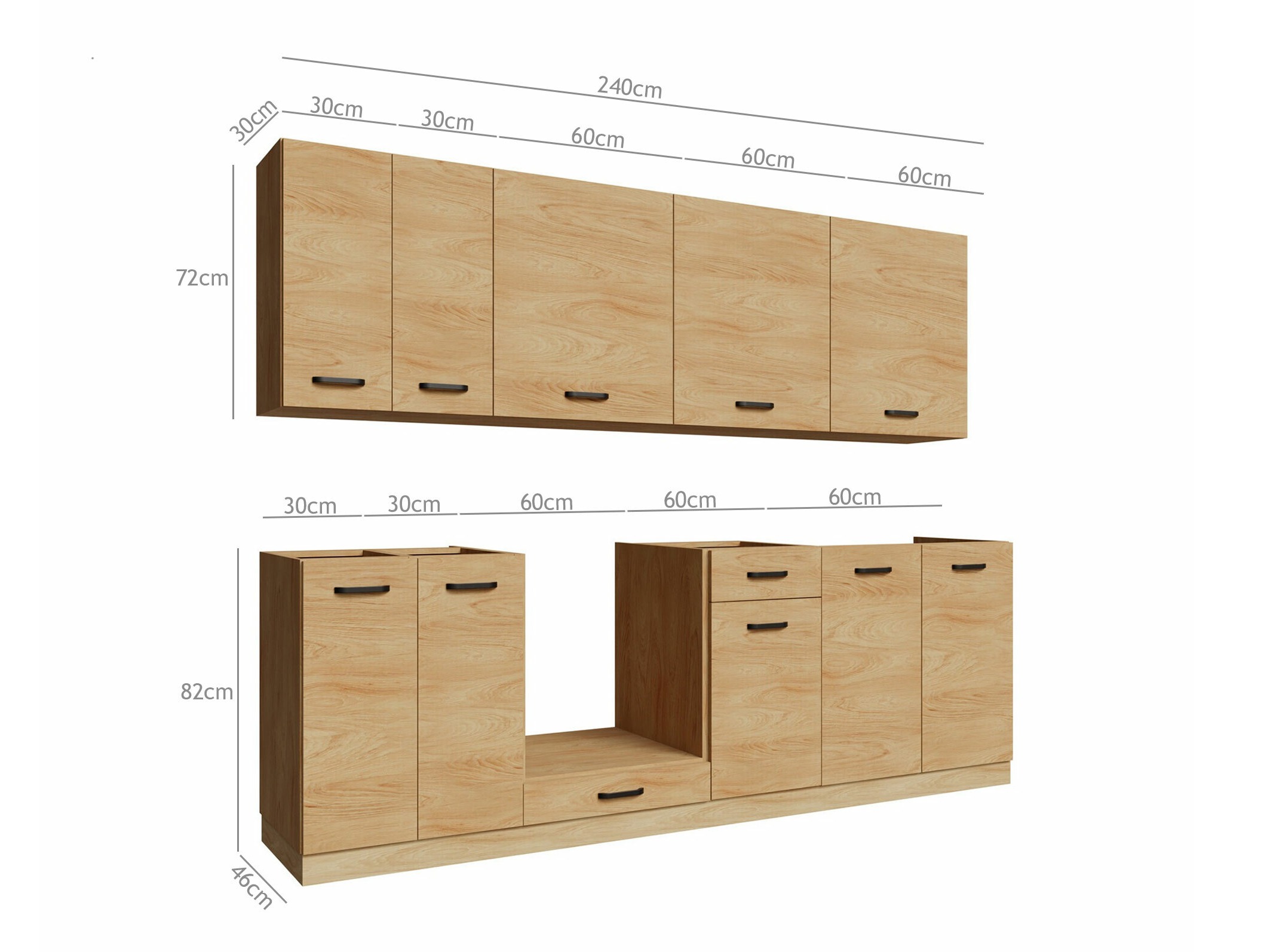 Modularan kuhinjski set Amper Lancelot 172