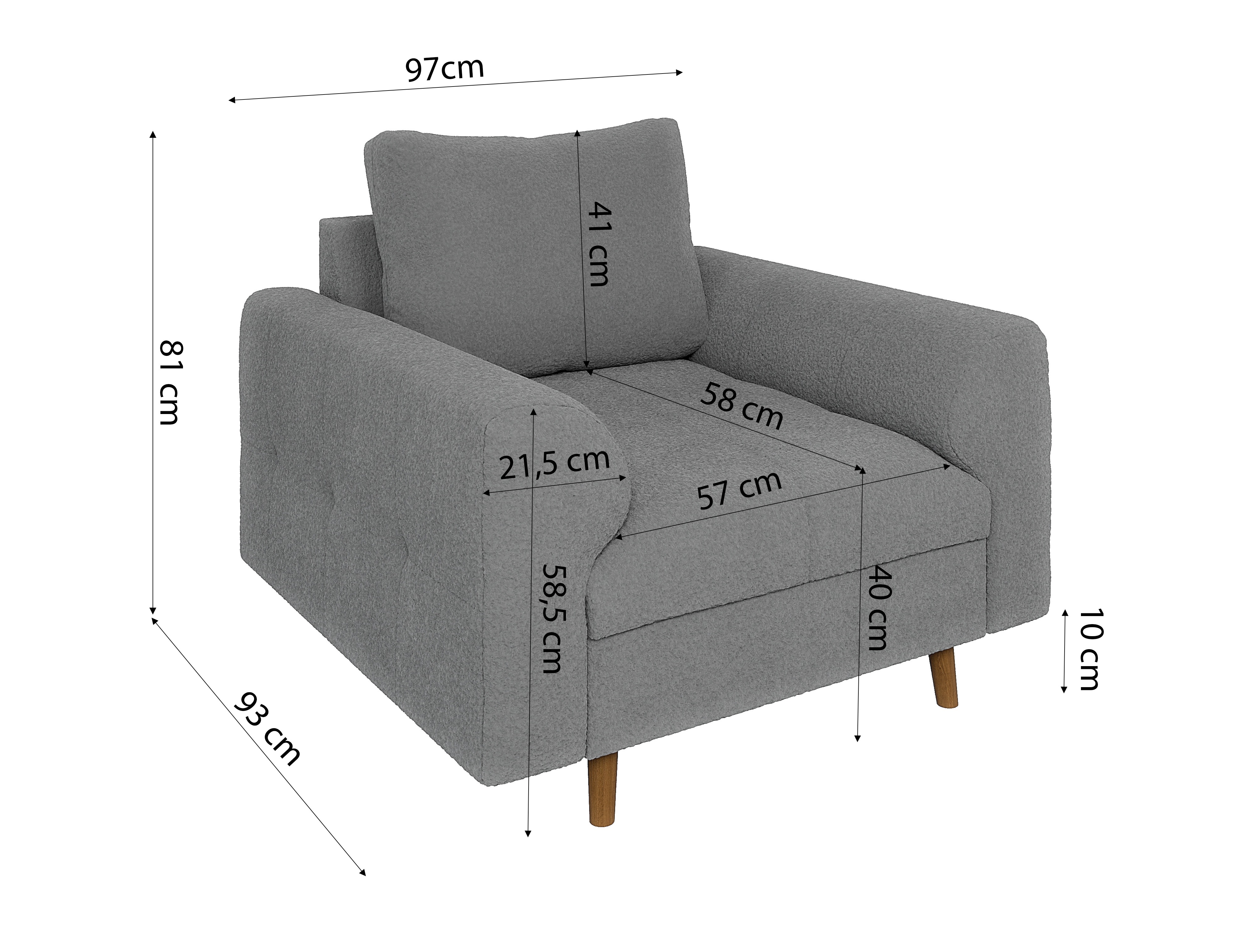 Fotelja Elbmori 103 (Coral 75)