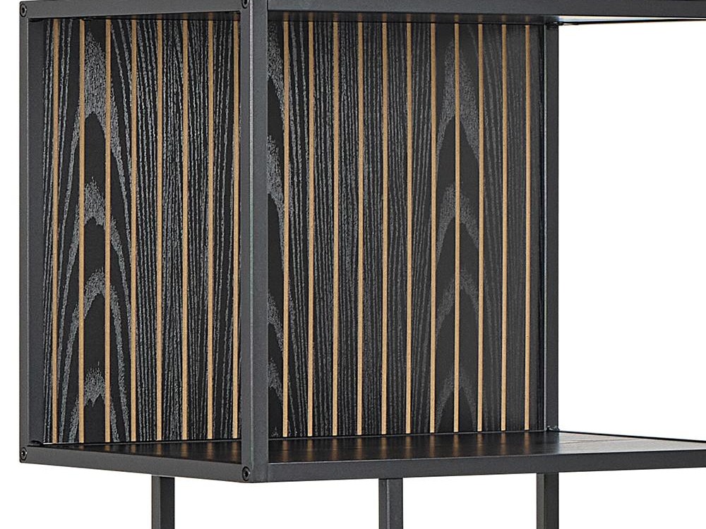 Polica Norsica Sevferi 192 (Crni jasen + Crna)