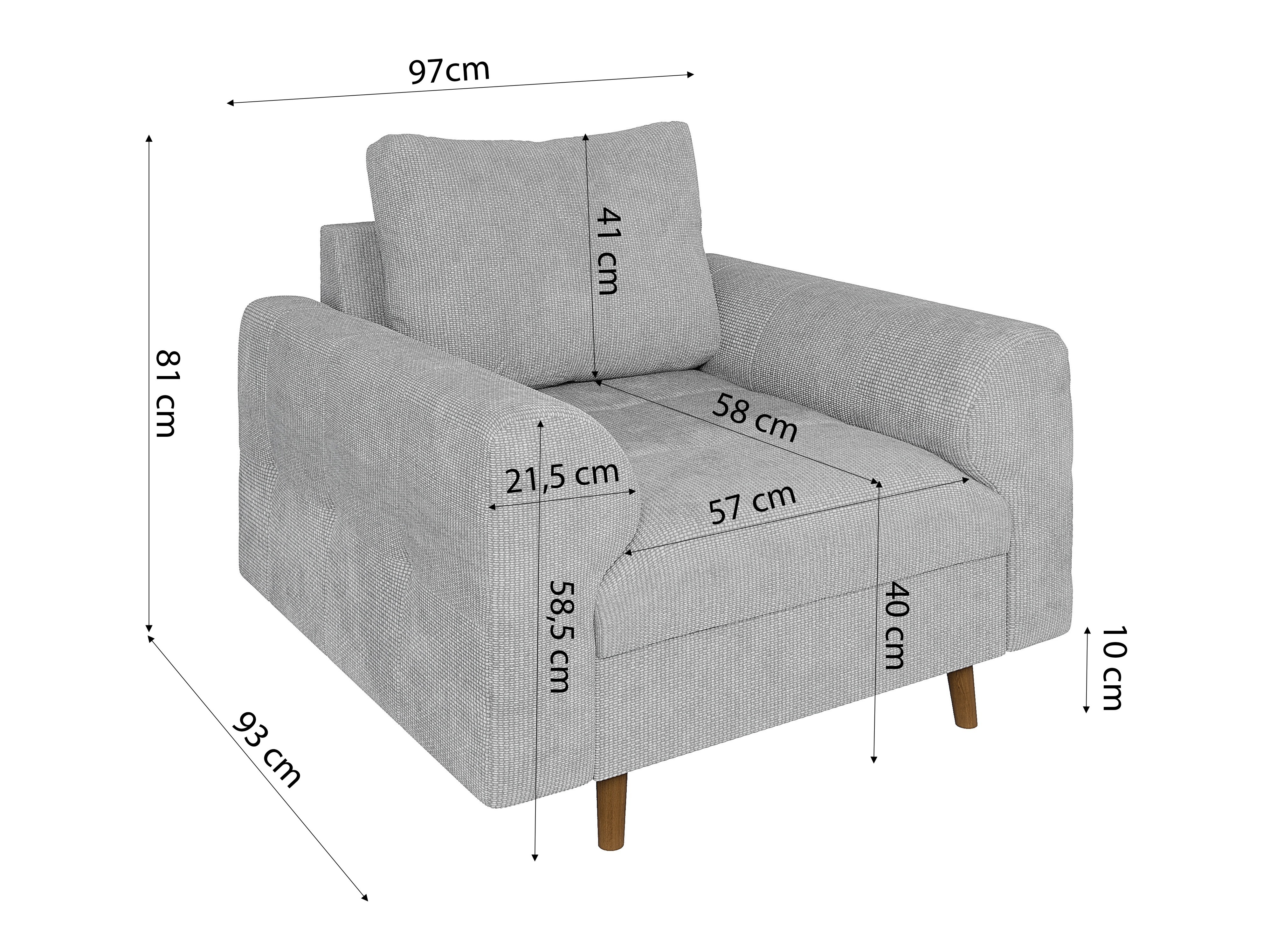 Tapecirani namještaj Elbmori 106 (Flow 16)