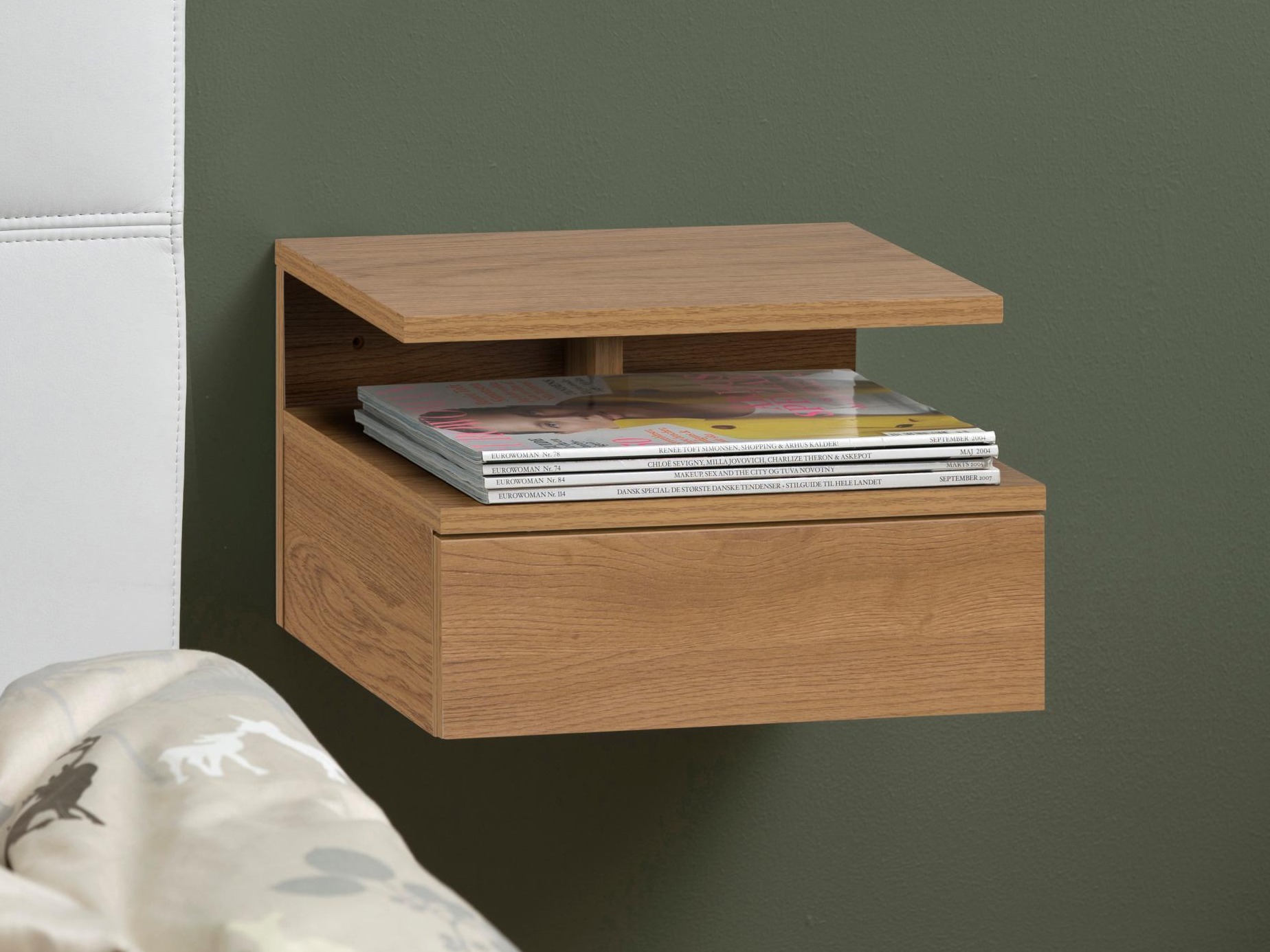 Noćni ormarić Norsica 970 (Divlji hrast)