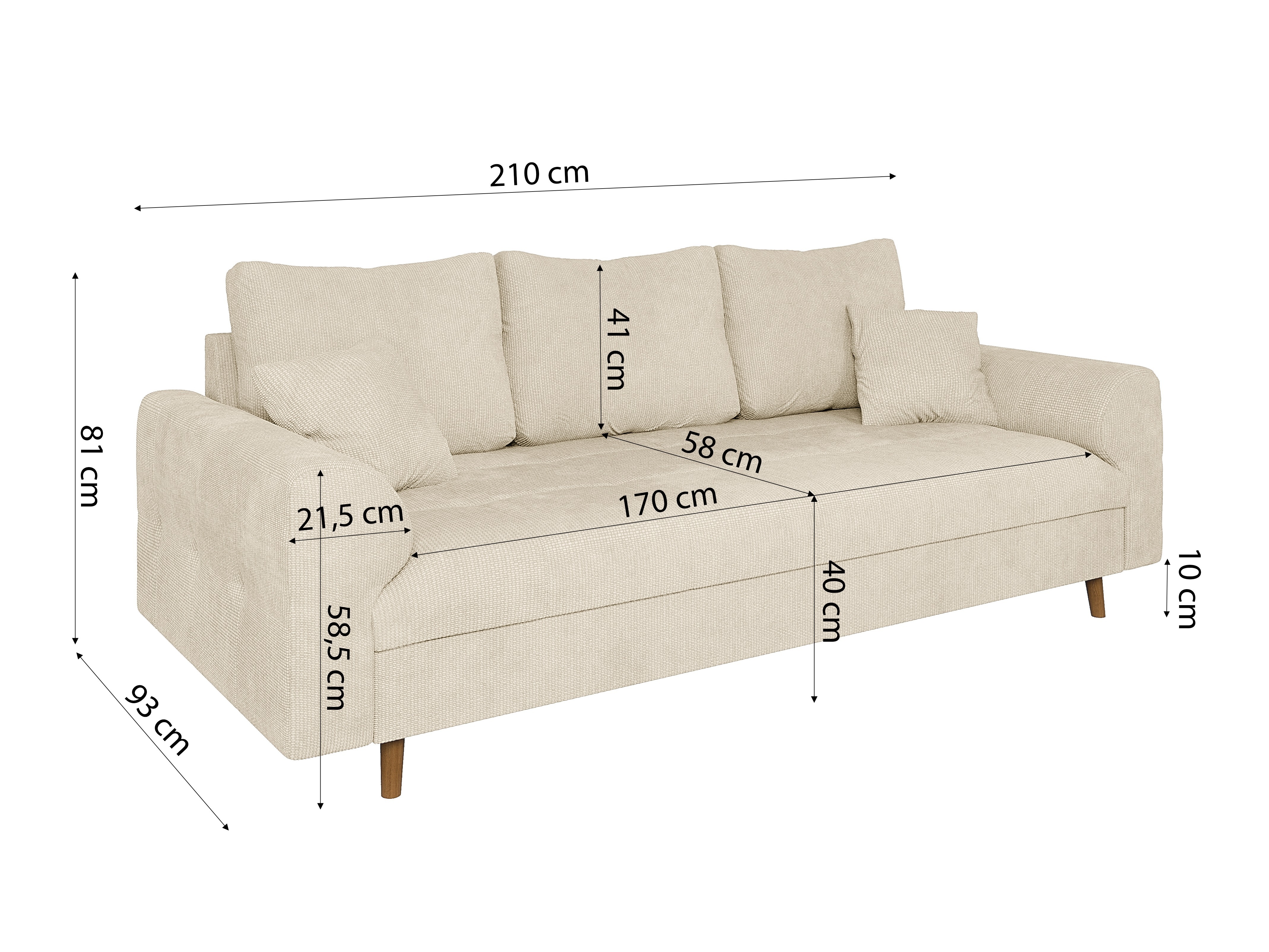 Tapecirani namještaj Elbmori 107 (Flow 05)