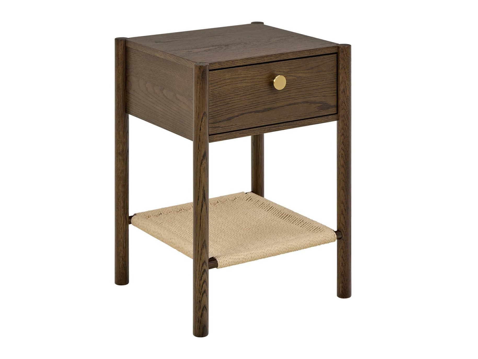 Noćni ormarić Norsica 983 (Tamni hrast)