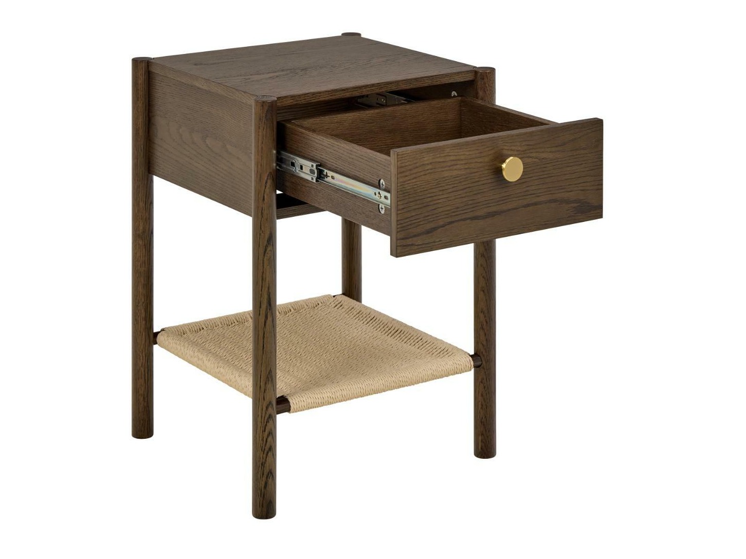 Noćni ormarić Norsica 983 (Tamni hrast)