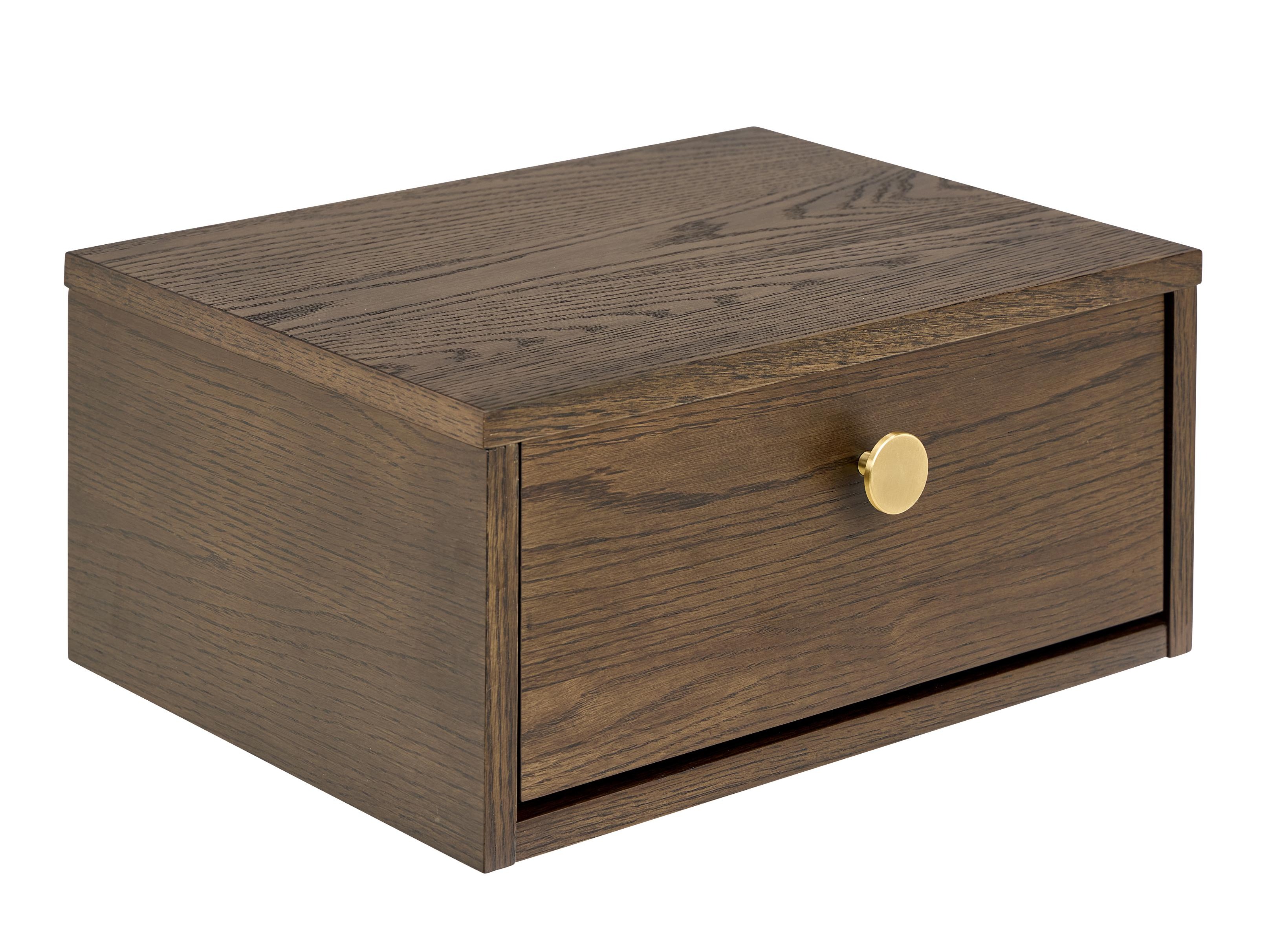 Noćni ormarić Norsica 984 (Tamni hrast)