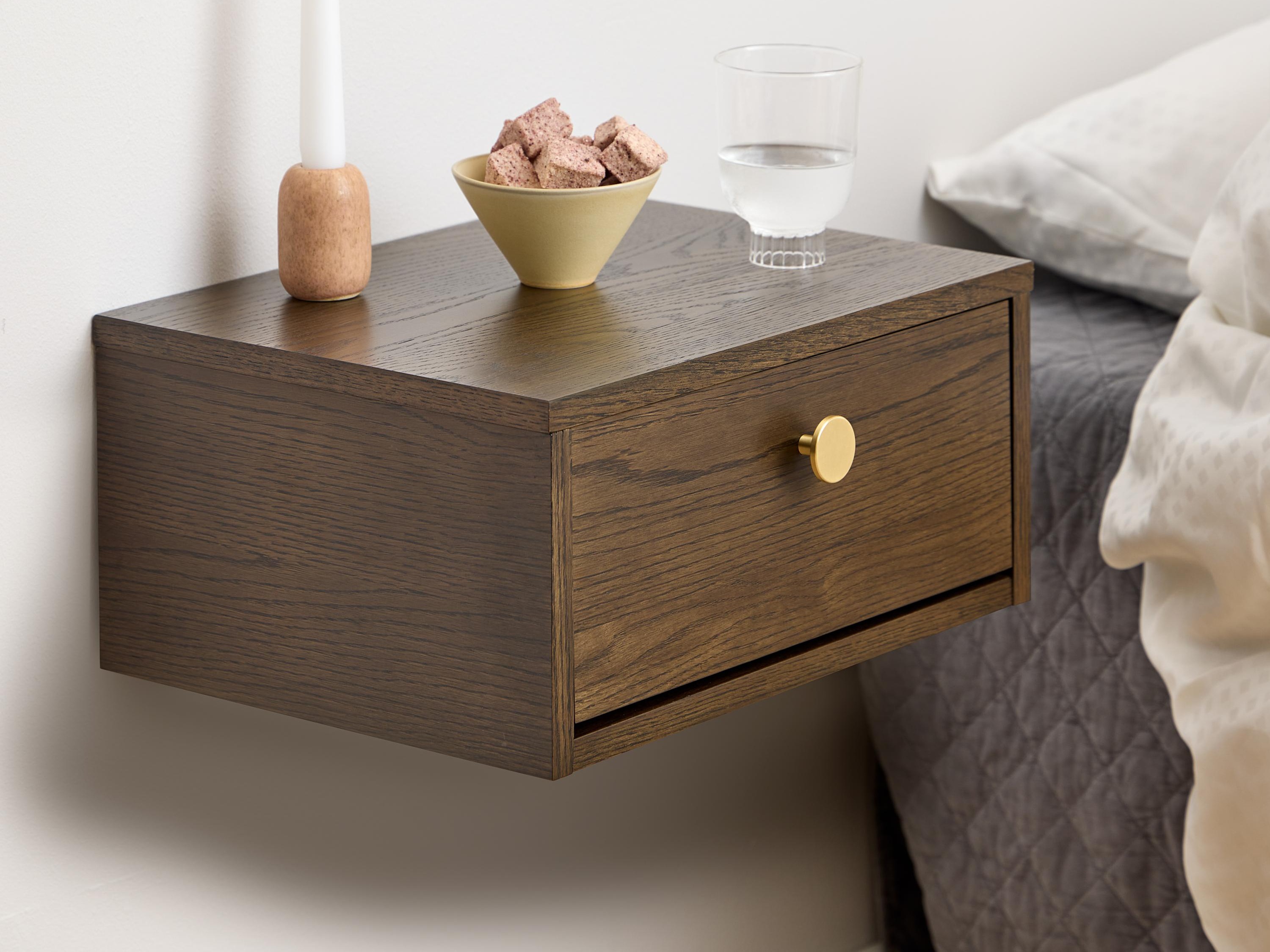 Noćni ormarić Norsica 984 (Tamni hrast)