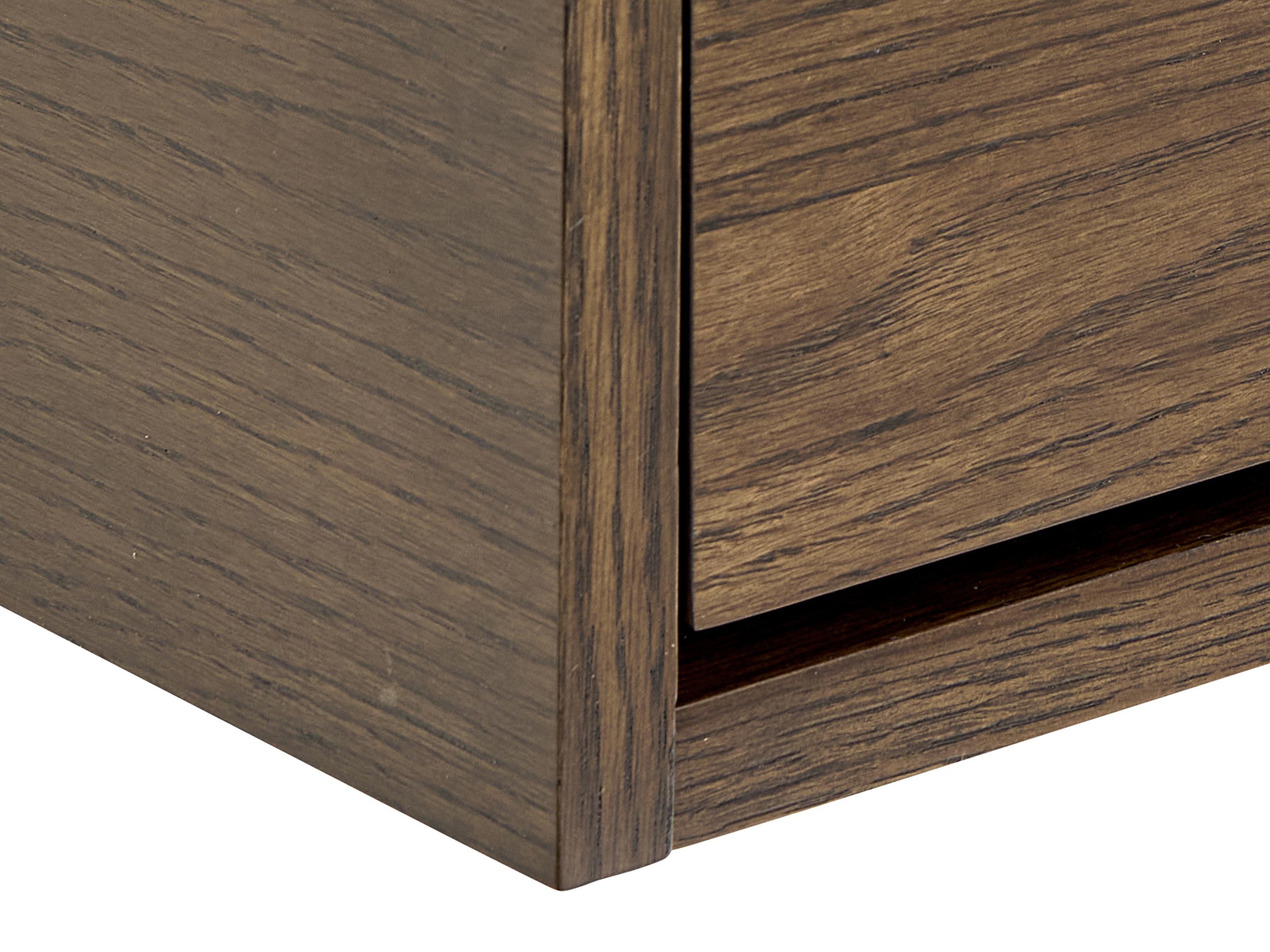 Noćni ormarić Norsica 984 (Tamni hrast)