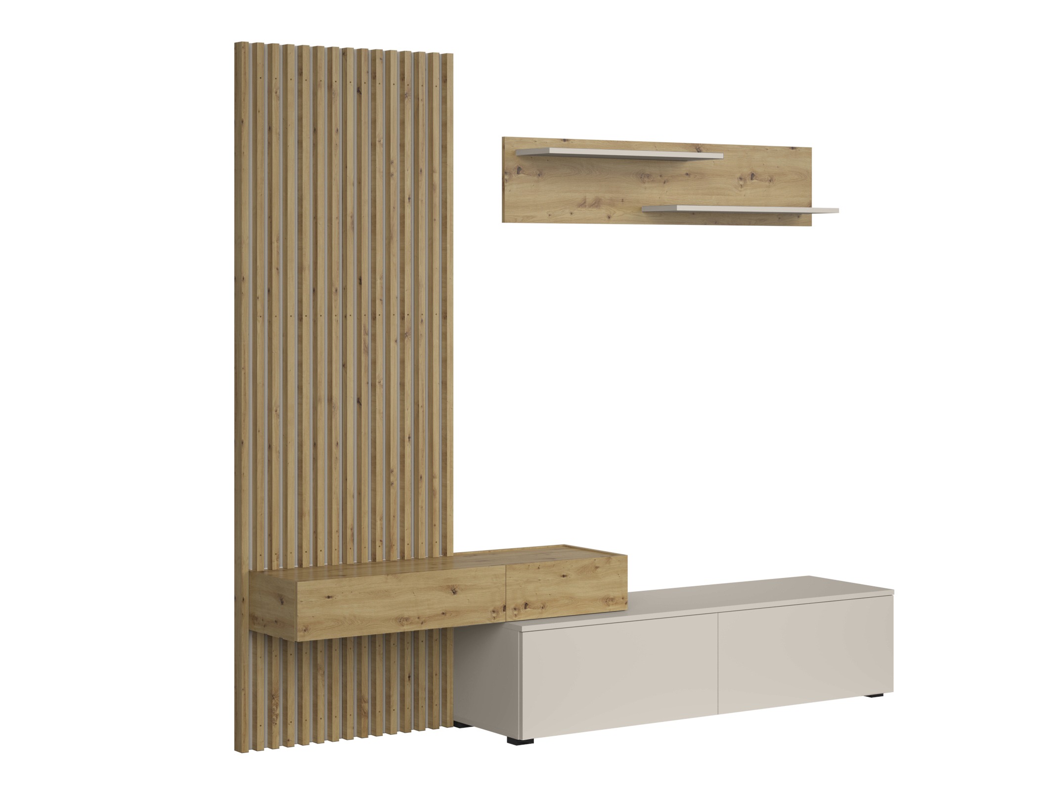 Set za dnevni boravak Houston 2086 (Hrast Artisan + Kašmir)